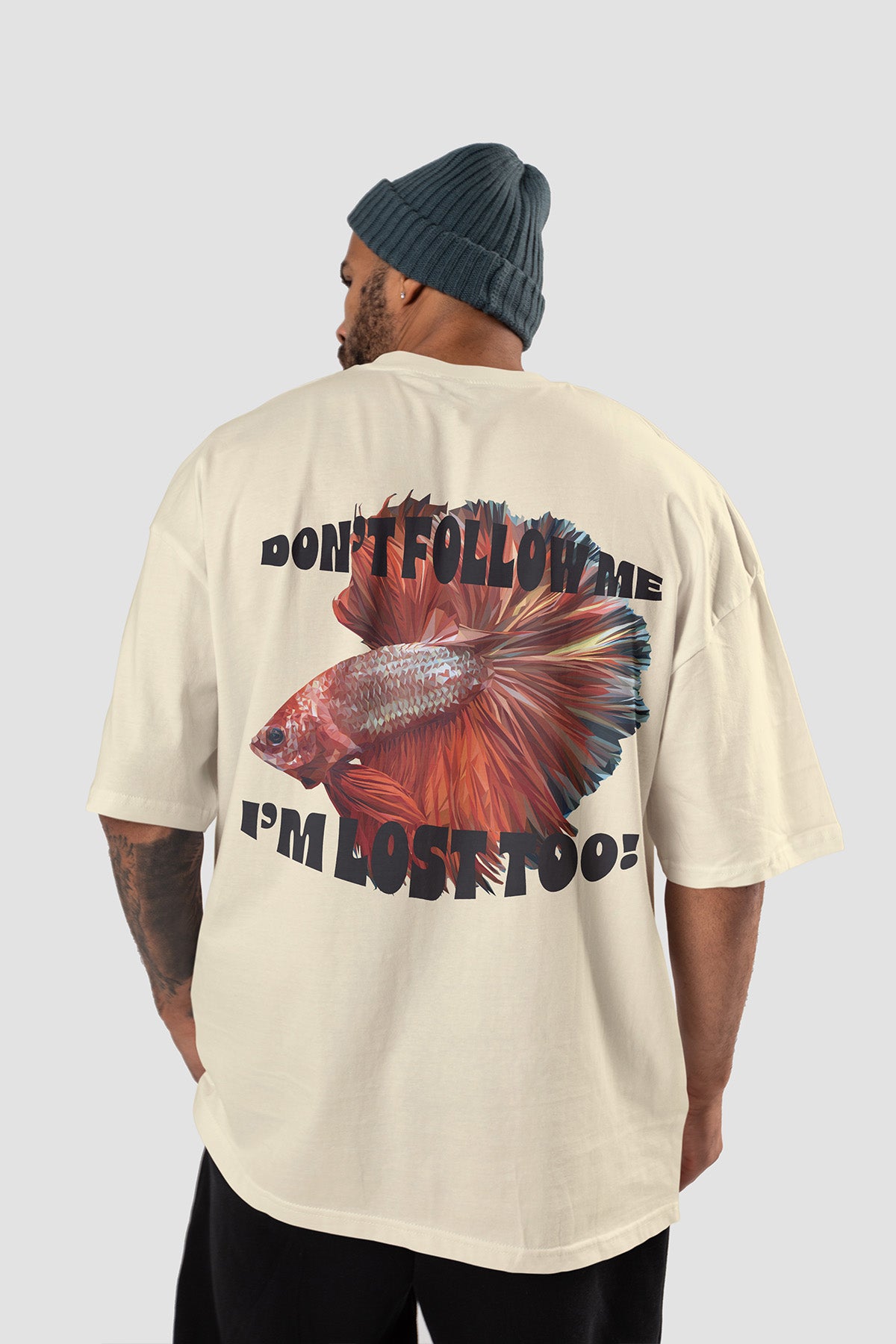 Don't Follow Me Urban Fit Oversized T-shirt - keos.life