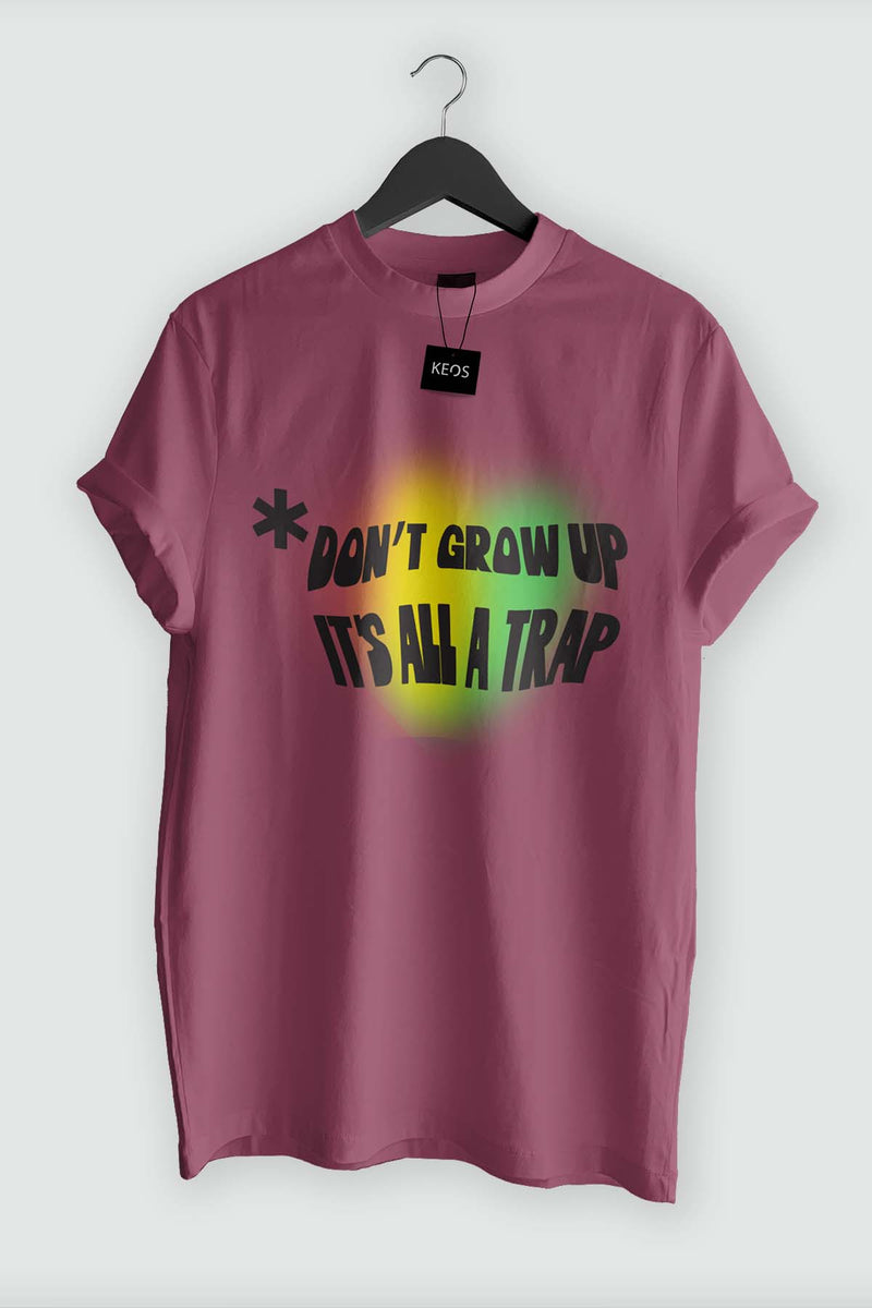 Don't Grow Up Organic Cotton T-shirt - keos.life