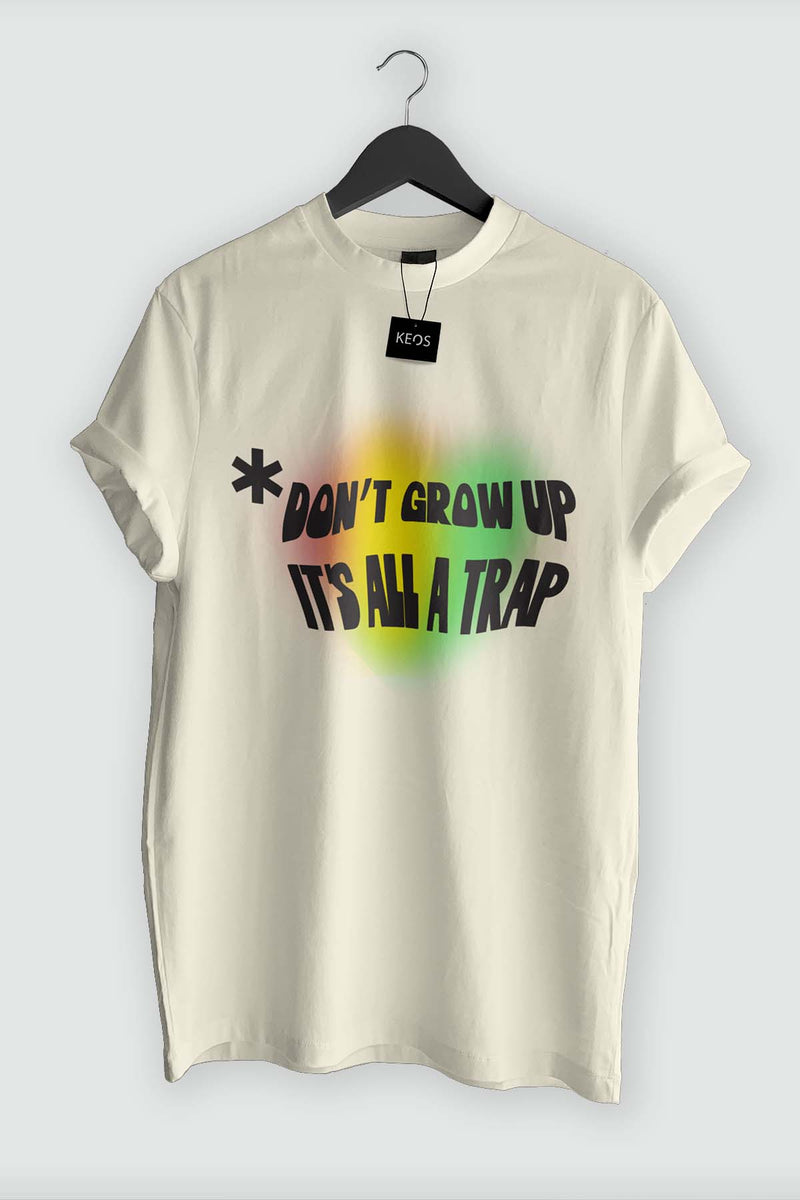 Don't Grow Up Organic Cotton T-shirt - keos.life
