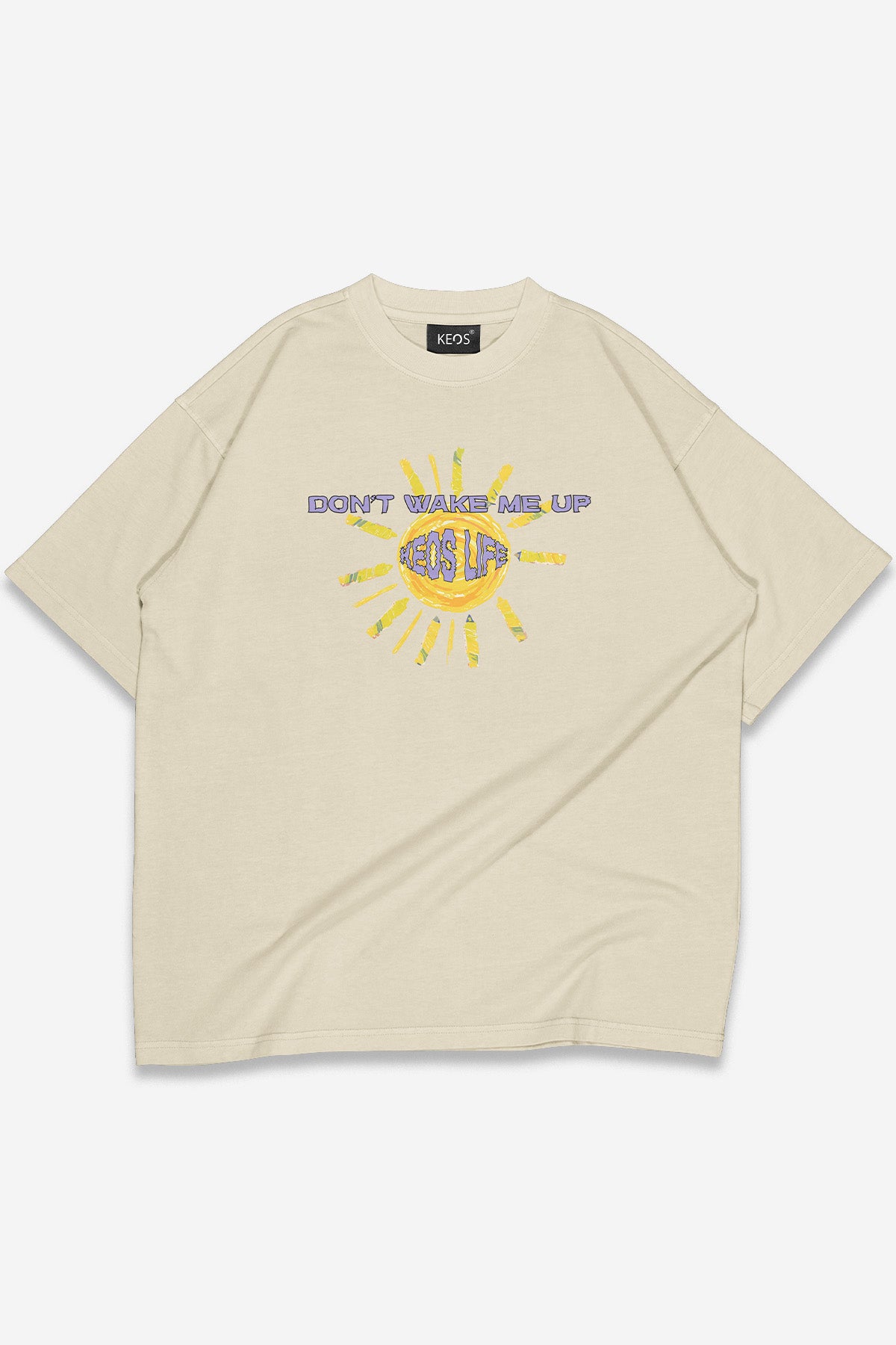 Don't Wake Me Up Urban Fit Oversize Graphic T-shirt