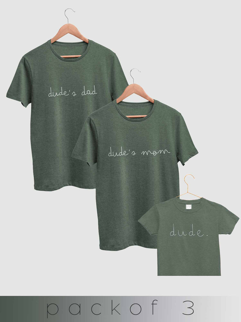 mini & Me Dude's Family - Pack of 3