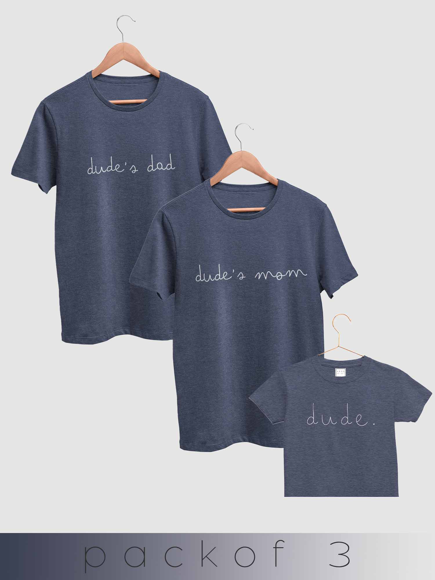 mini & Me Dude's Family - Pack of 3 - keos.life