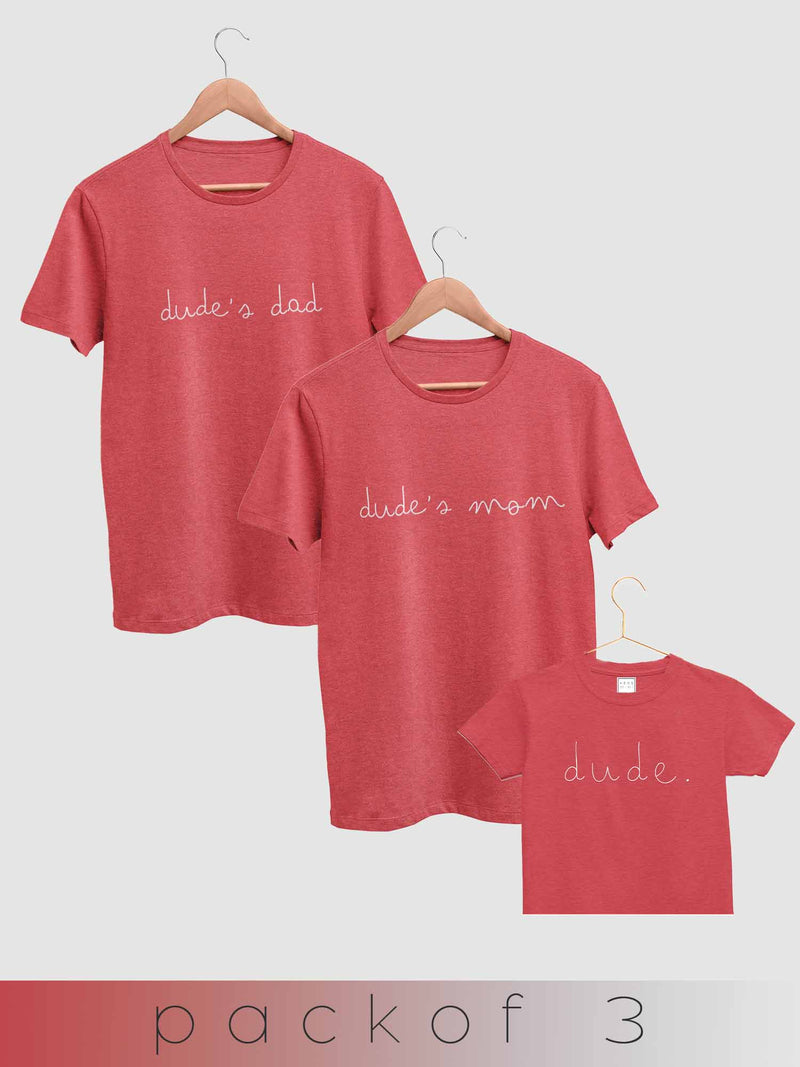 mini & Me Dude's Family - Pack of 3