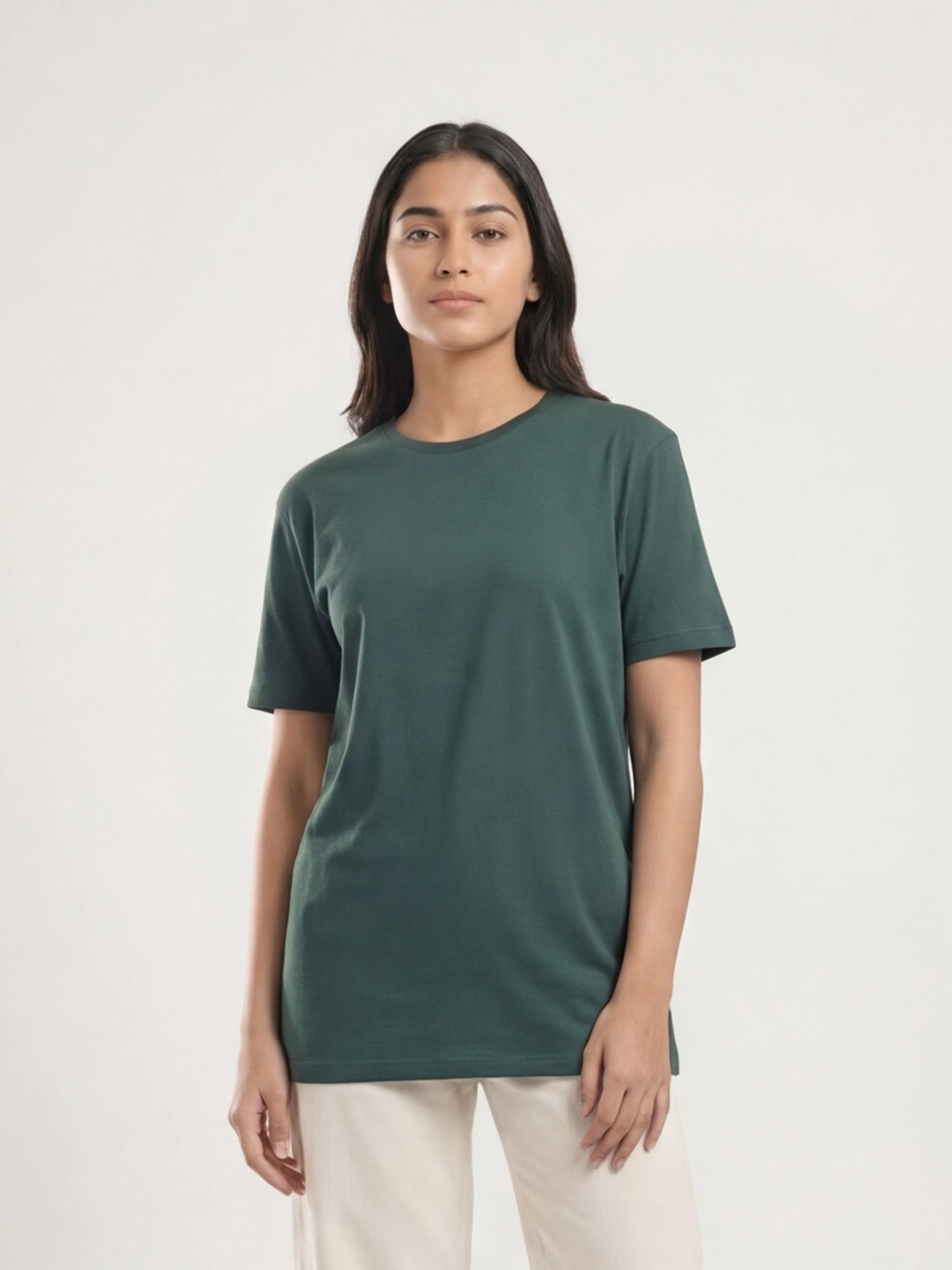 Dark Green Organic Cotton Essential T-shirt