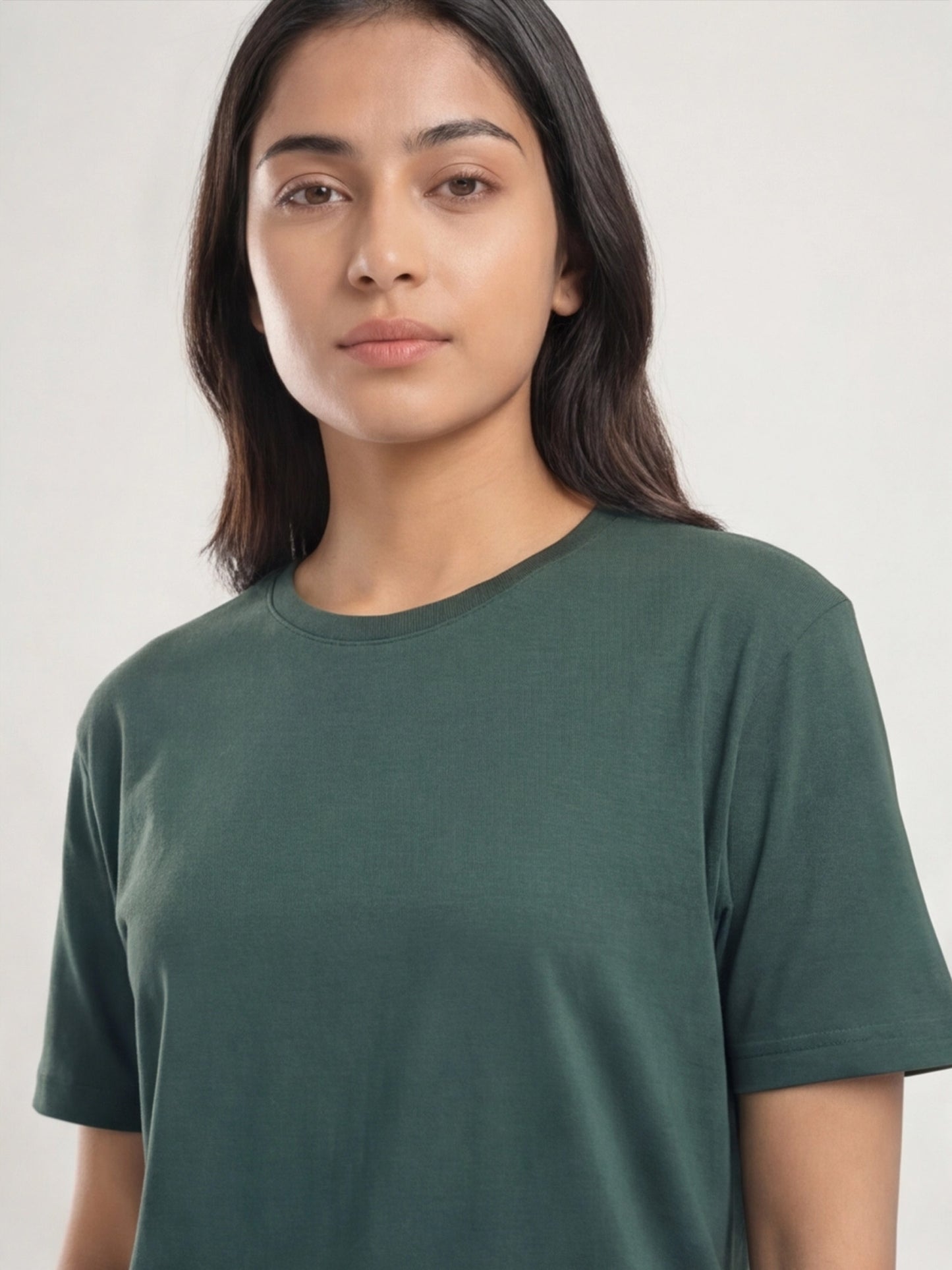 Dark Green Organic Cotton Essential T-shirt