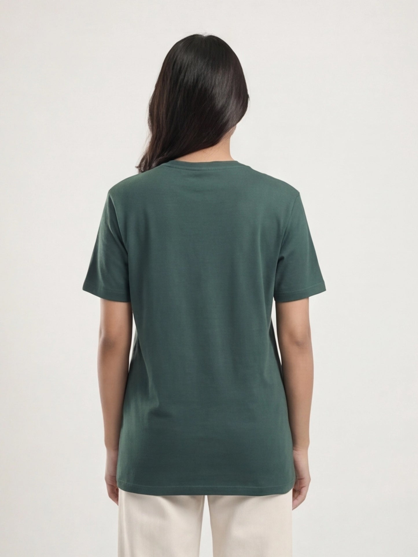 Dark Green Organic Cotton Essential T-shirt