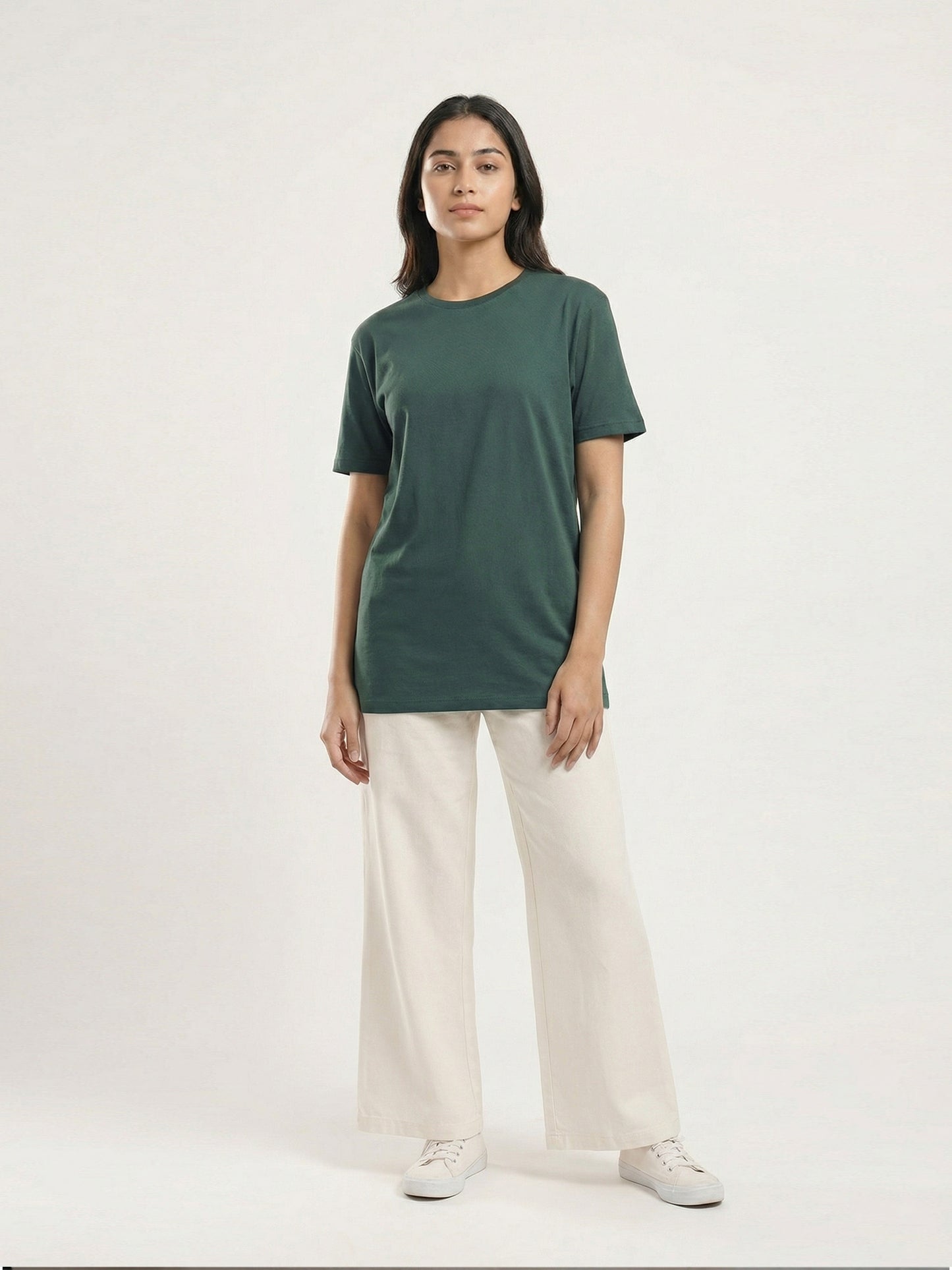 Dark Green Organic Cotton Essential T-shirt