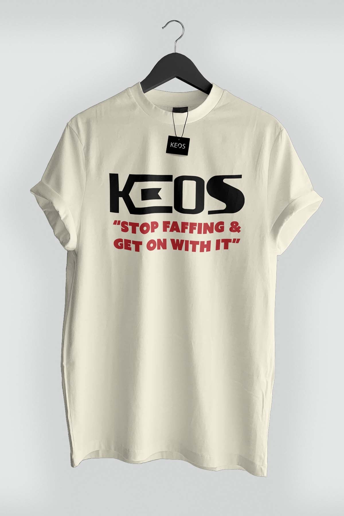 Stop Faffing Organic Cotton T-shirt - keos.life