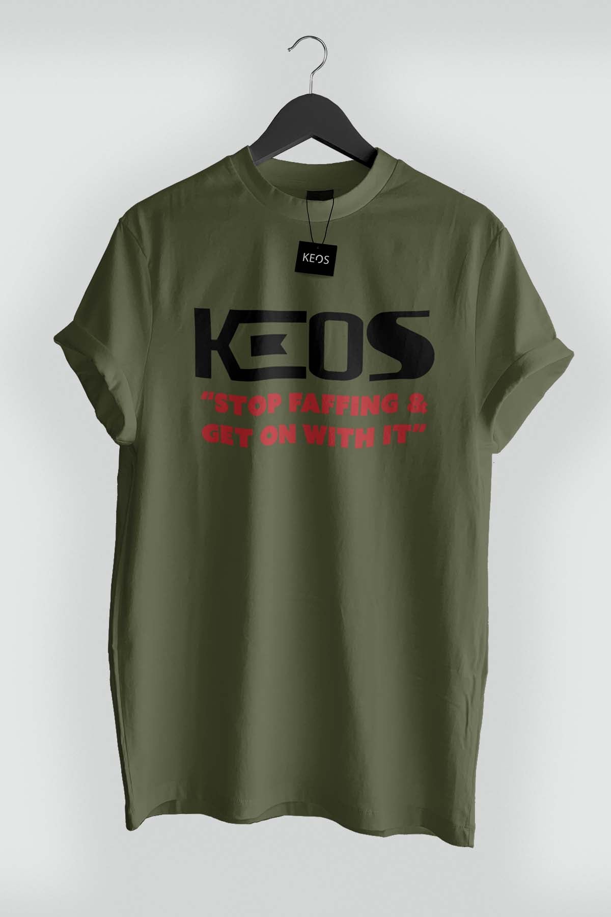 Stop Faffing Organic Cotton T-shirt - keos.life