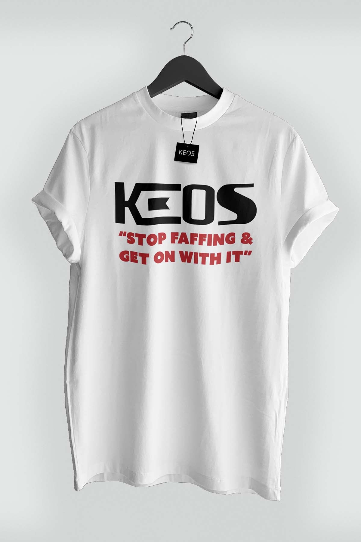 Stop Faffing Organic Cotton T-shirt - keos.life