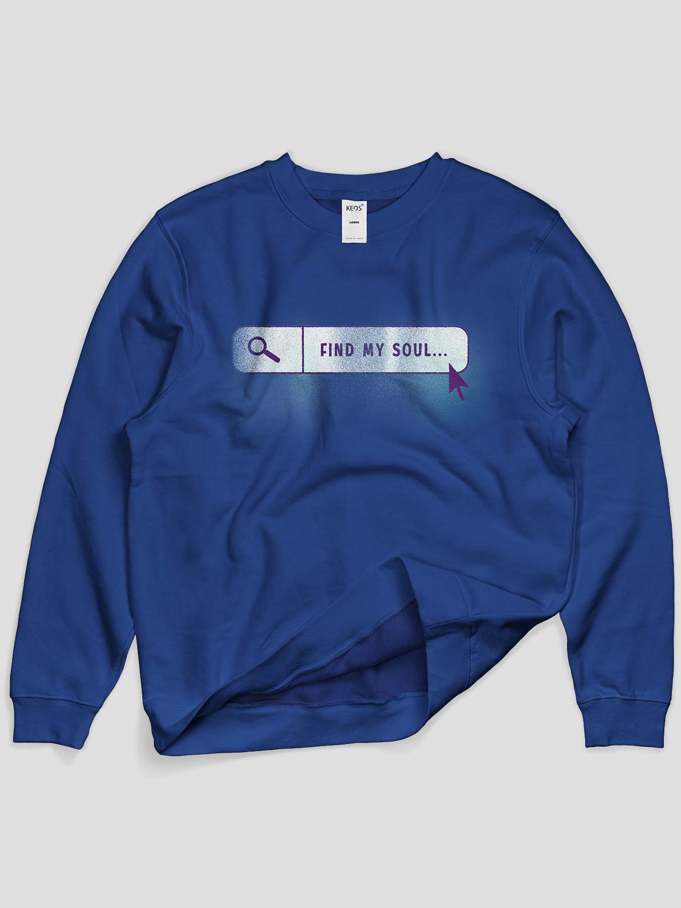 Find My Soul Printed Sweatshirt - keos.life