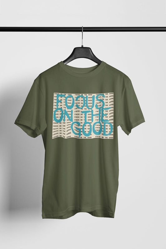 Focus On The Good Organic Cotton T-shirt - keos.life
