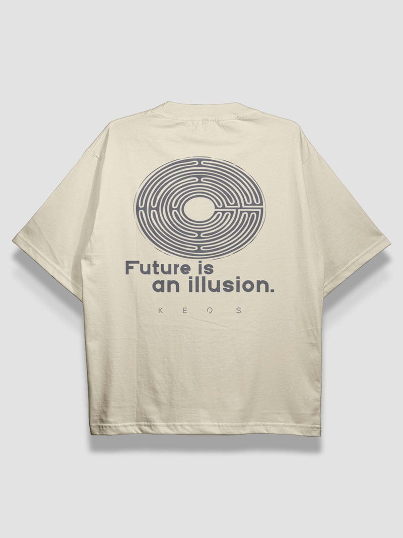 Future is an illusion Urban Fit Oversized T-shirt