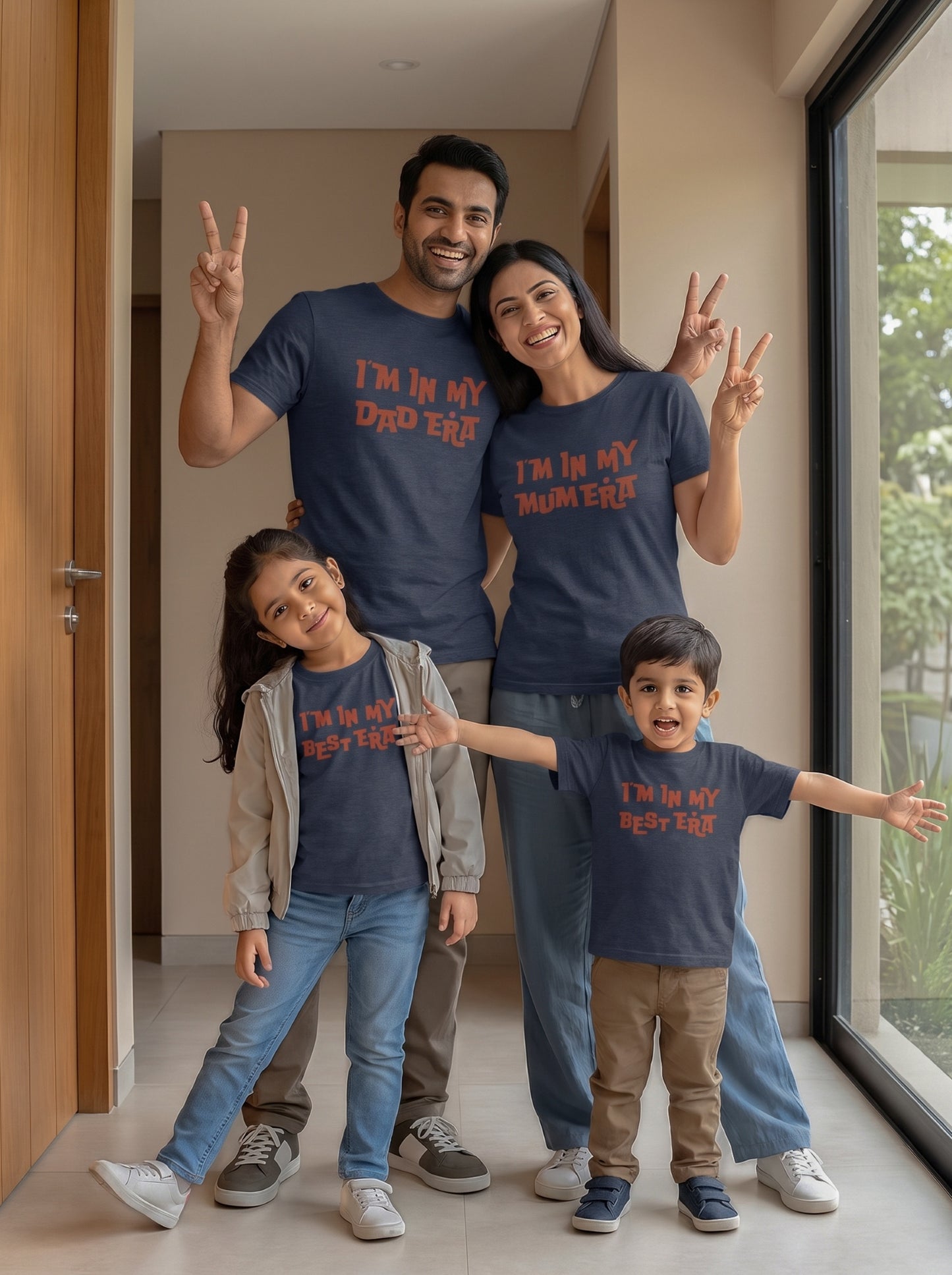 mini & Me Matching T-Shirts – “Family Era” (Pack of 3) 1146