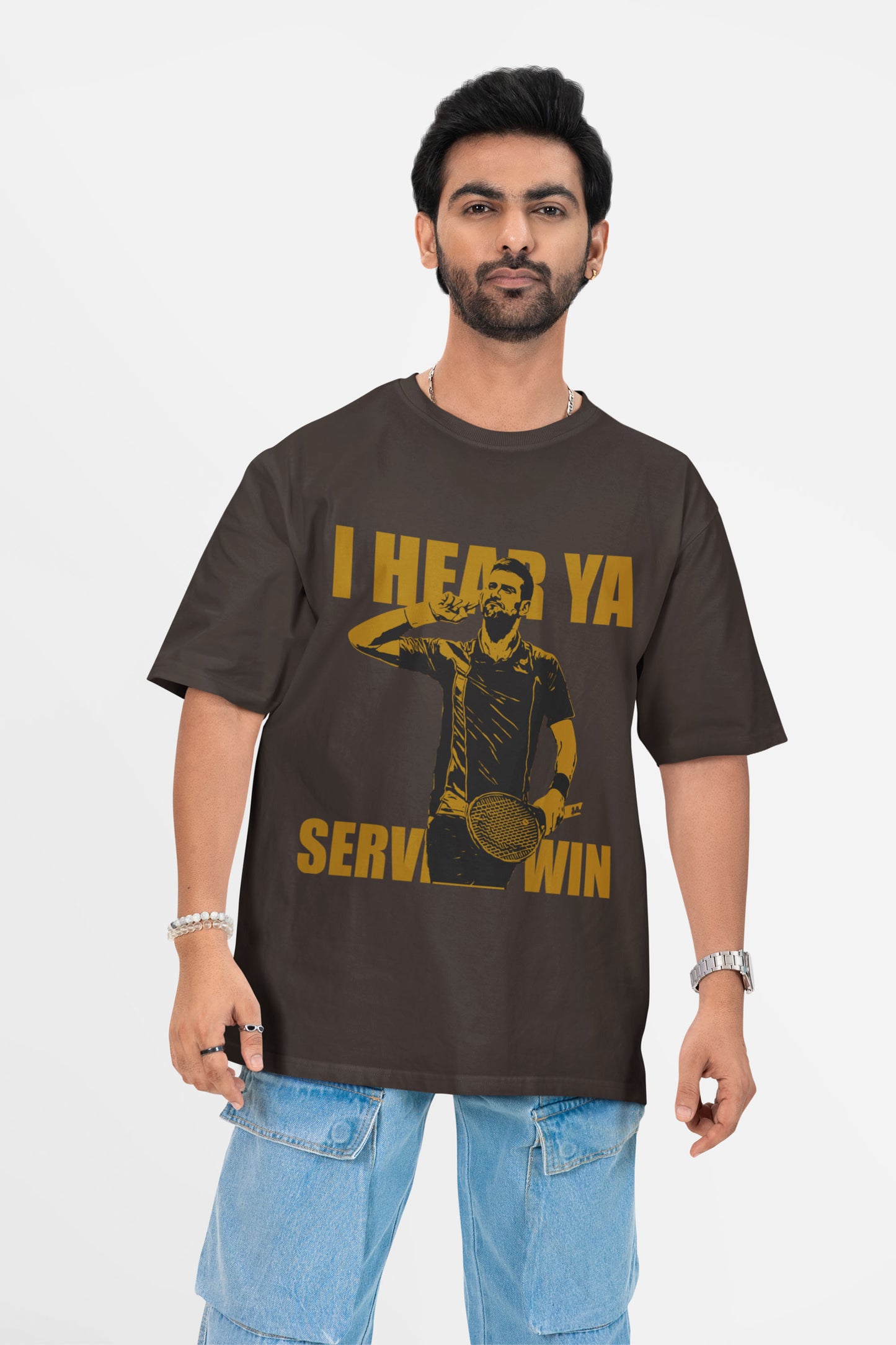 I HEAR YA Urban Fit Oversize Graphic T-shirt