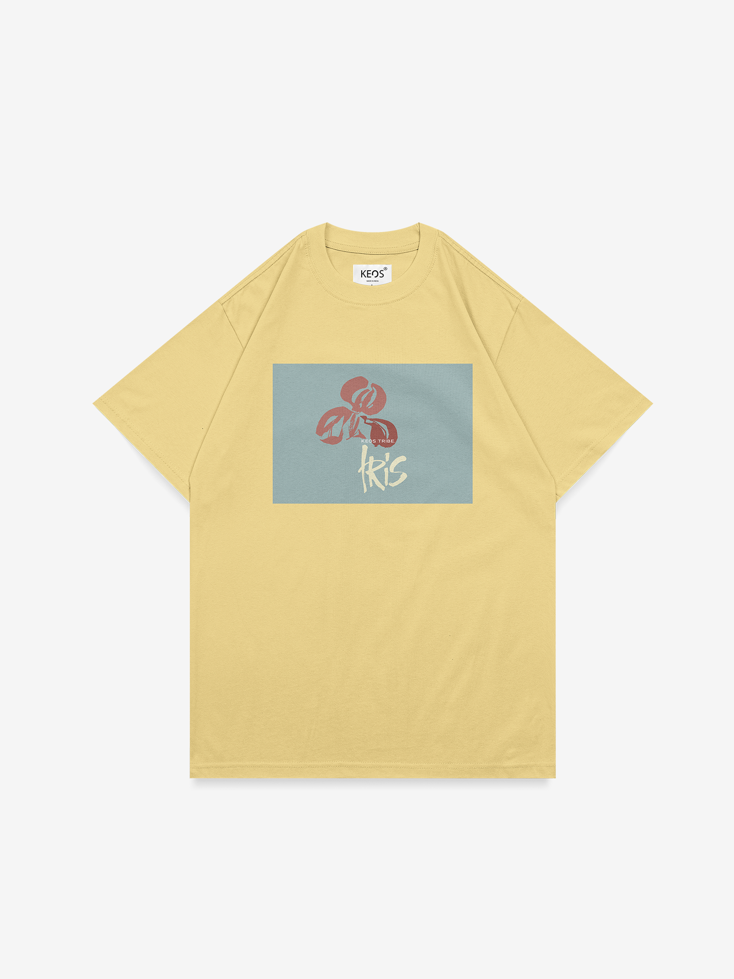 Organic Cotton Graphic T-Shirt – “Iris Tribe” | Regular Fit