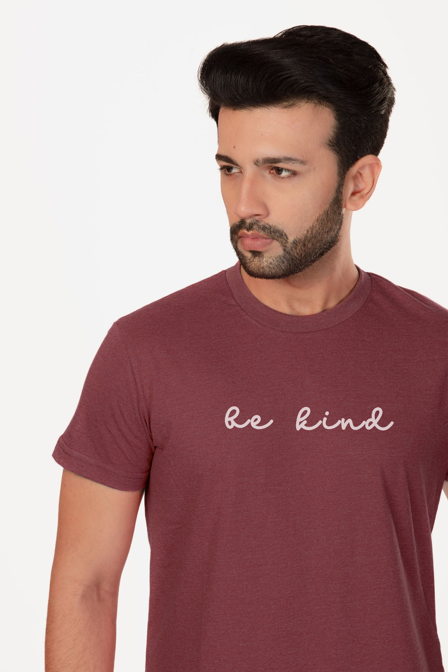 Be Kind - Melange Cotton T-shirt - keos.life