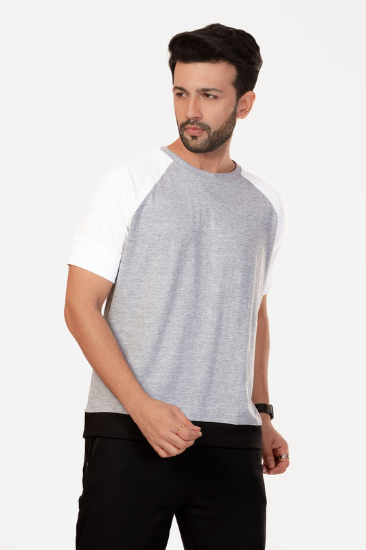 Colour Block Organic Cotton T-shirt