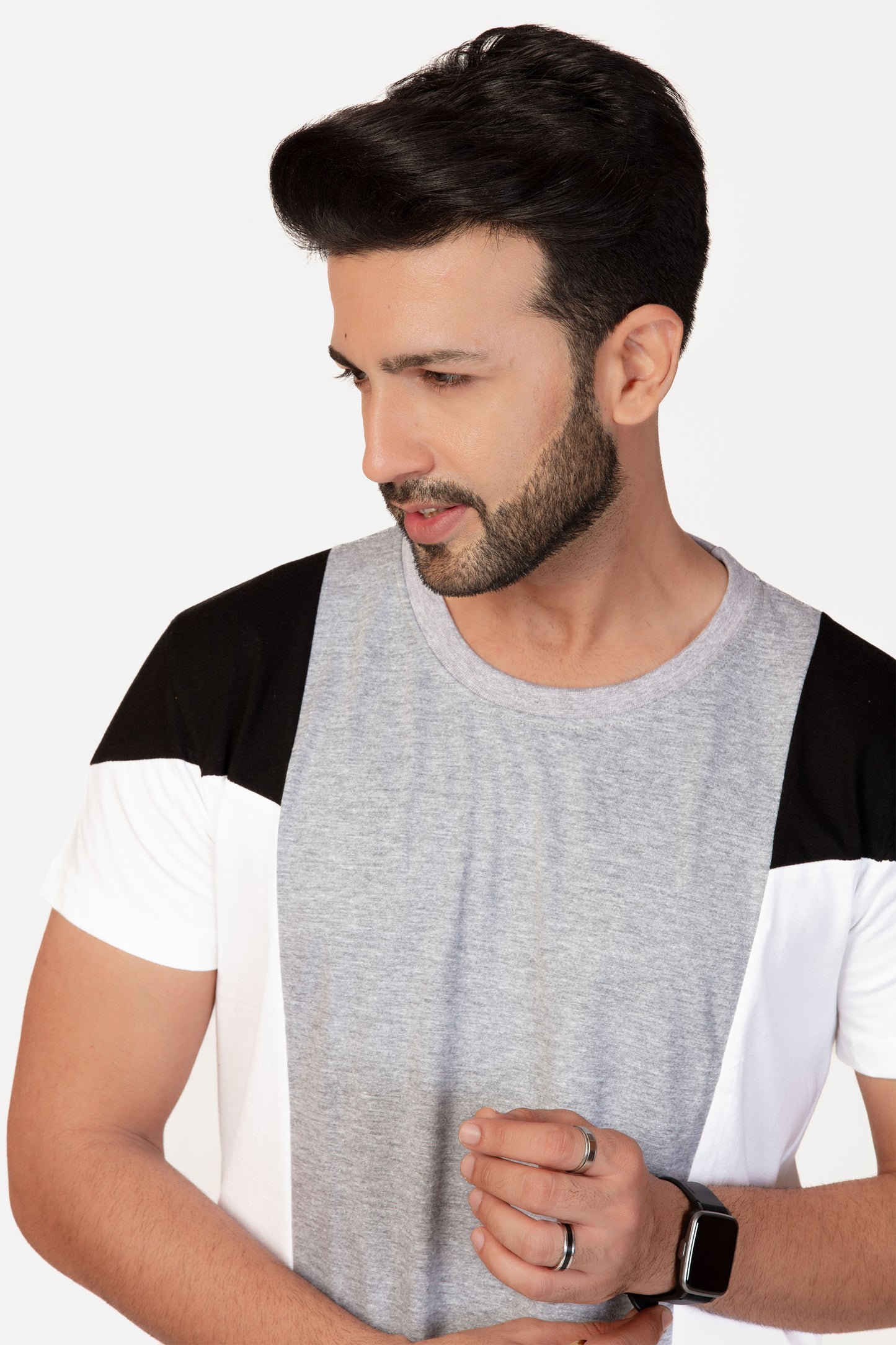 Colour Block Organic Cotton T-shirt