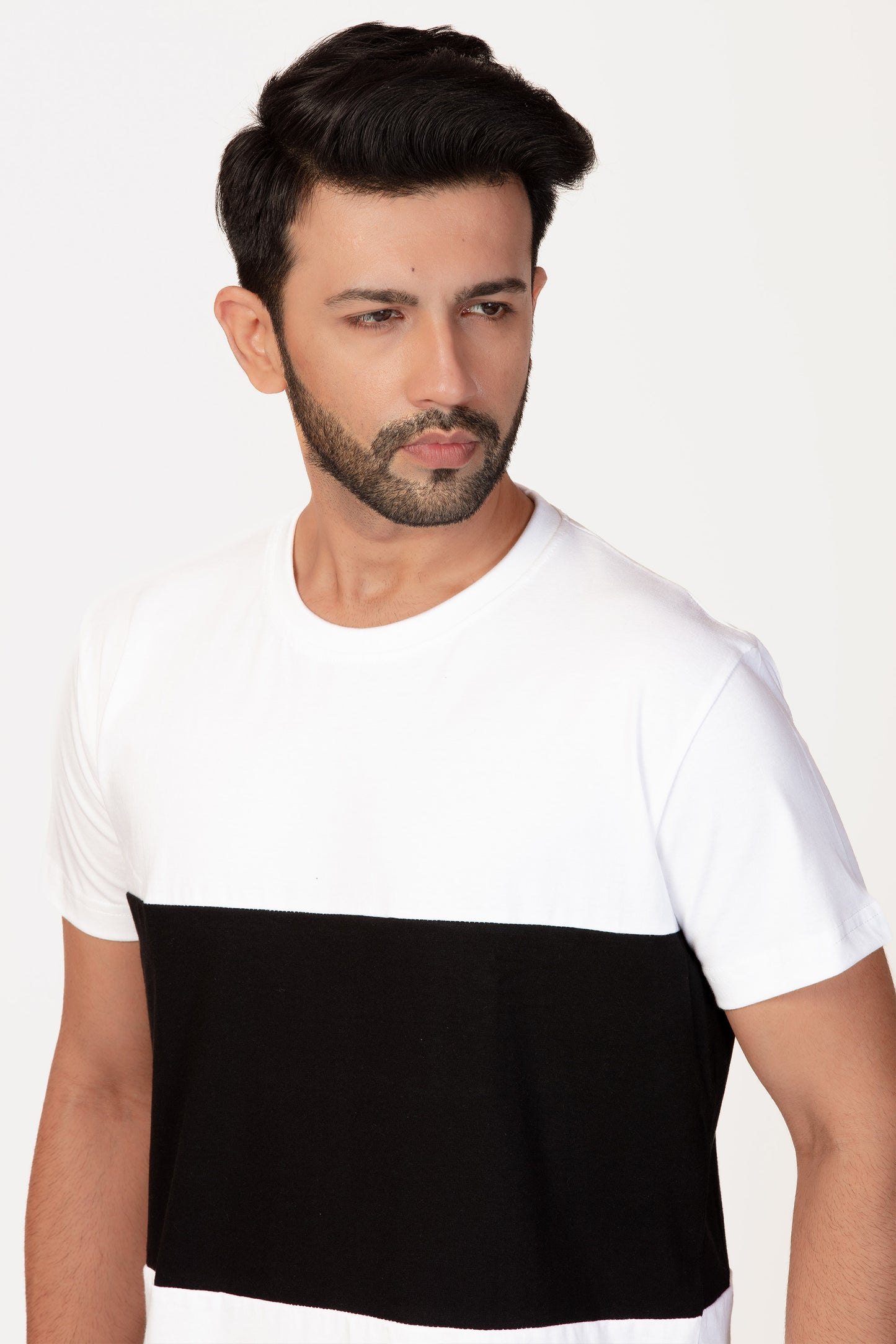 Colour Block Organic Cotton T-shirt