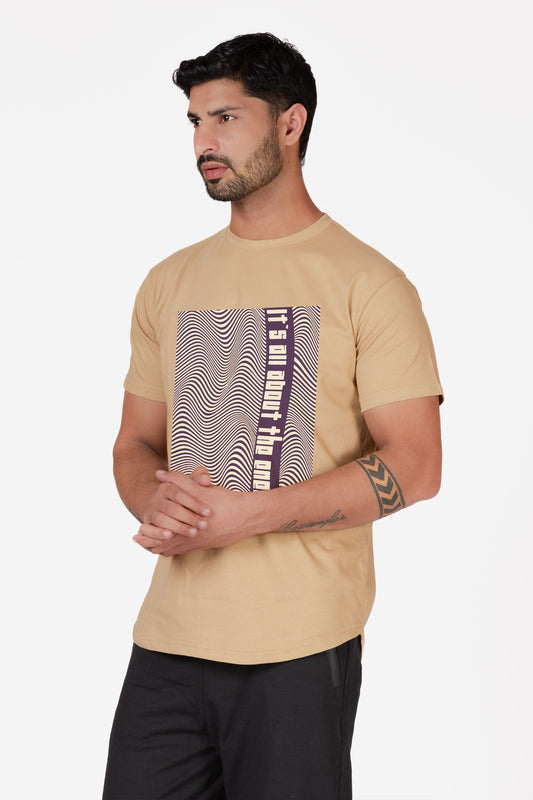 It's All About The Energy Organic Longline Cotton T-shirt - keos.life