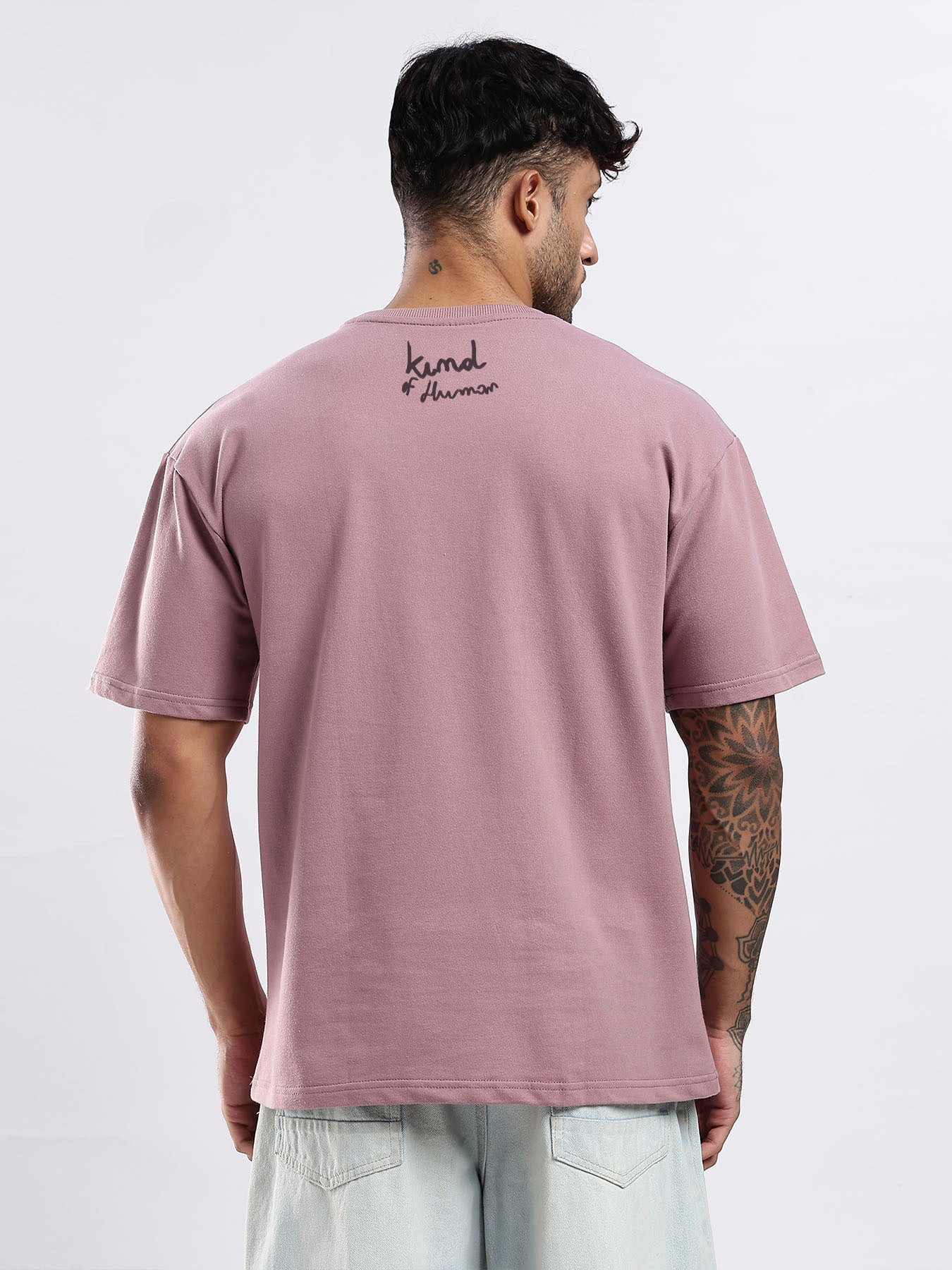 Premium Terry Graphic T-Shirt – Kind Of Human | Oversized Fit | 240 GSM