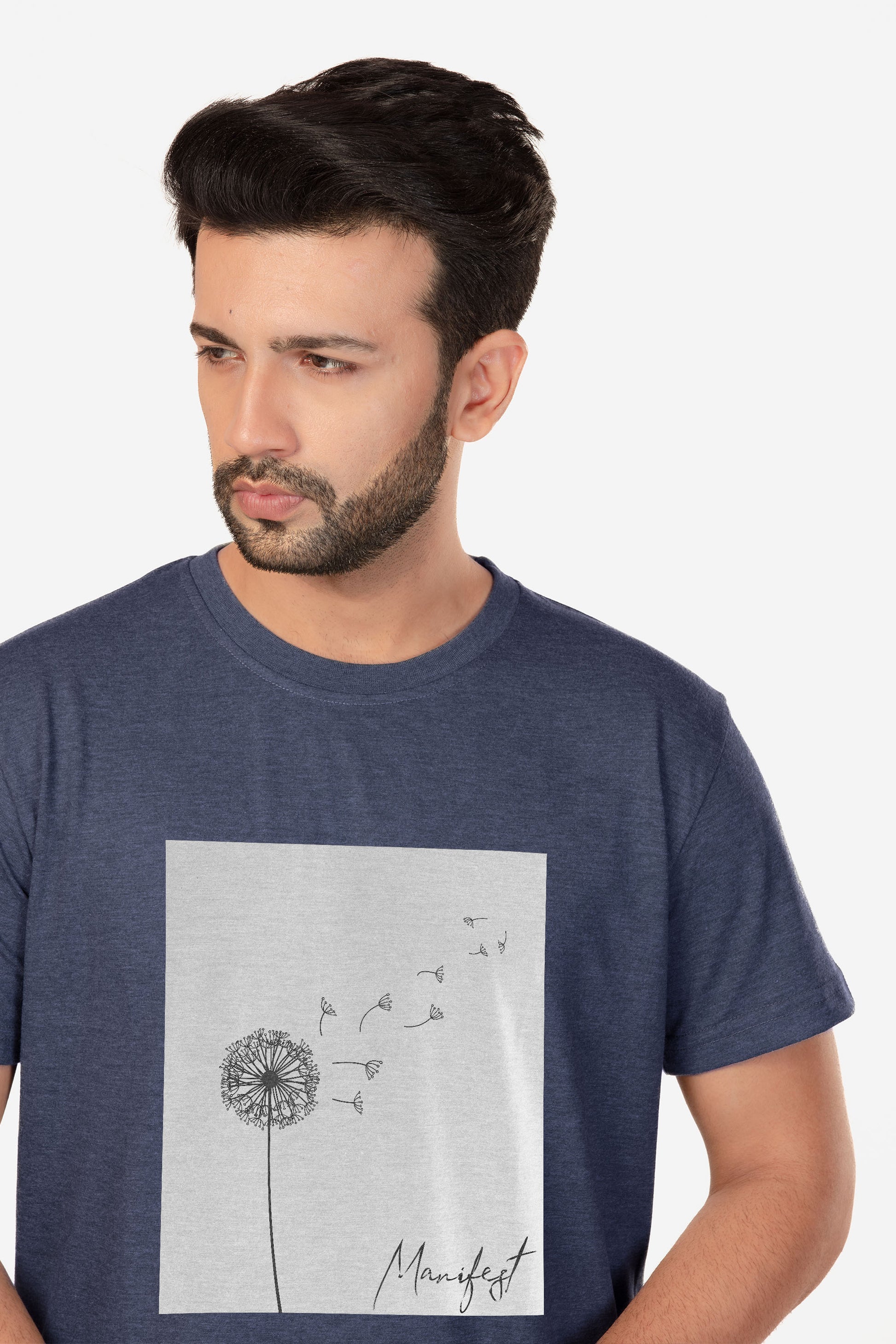 Manifest - Melange Cotton T-shirt - keos.life