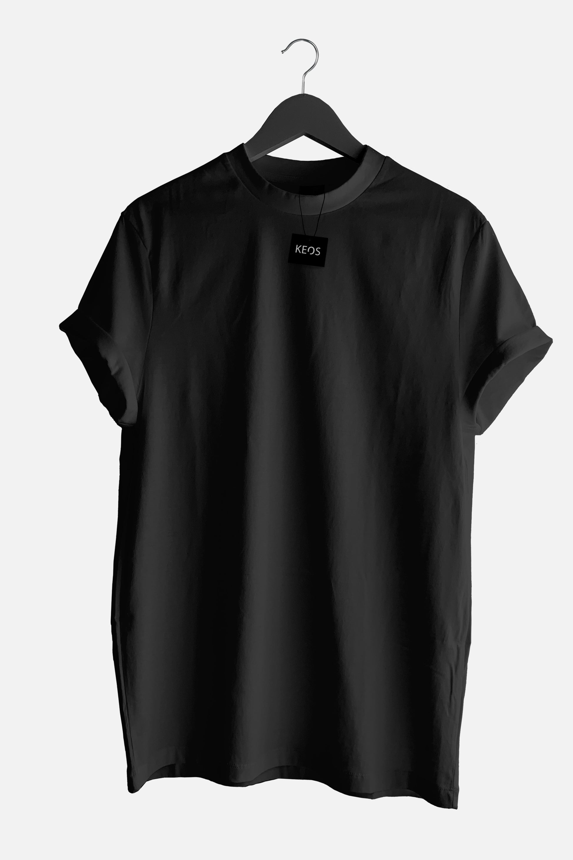 Organic Cotton Essential T-shirt - Black - keos.life