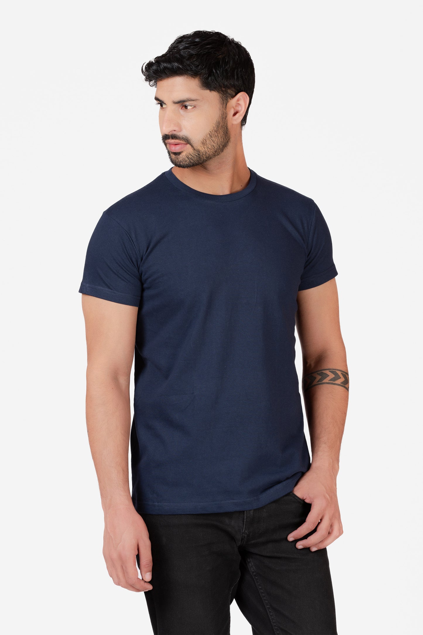 Organic Cotton Essential T-shirt - Navy - keos.life