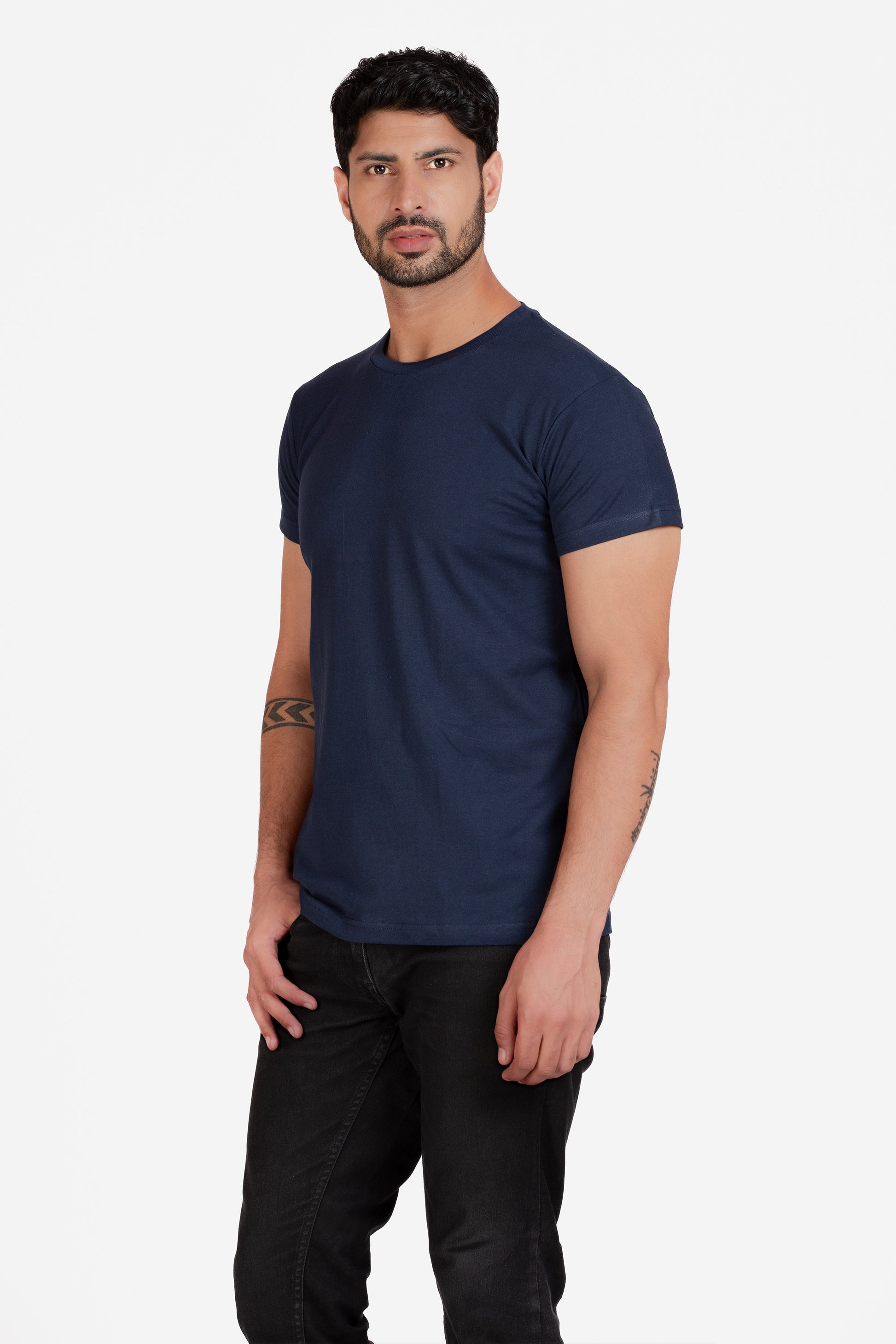 Organic Cotton Essential T-shirt - Navy - keos.life