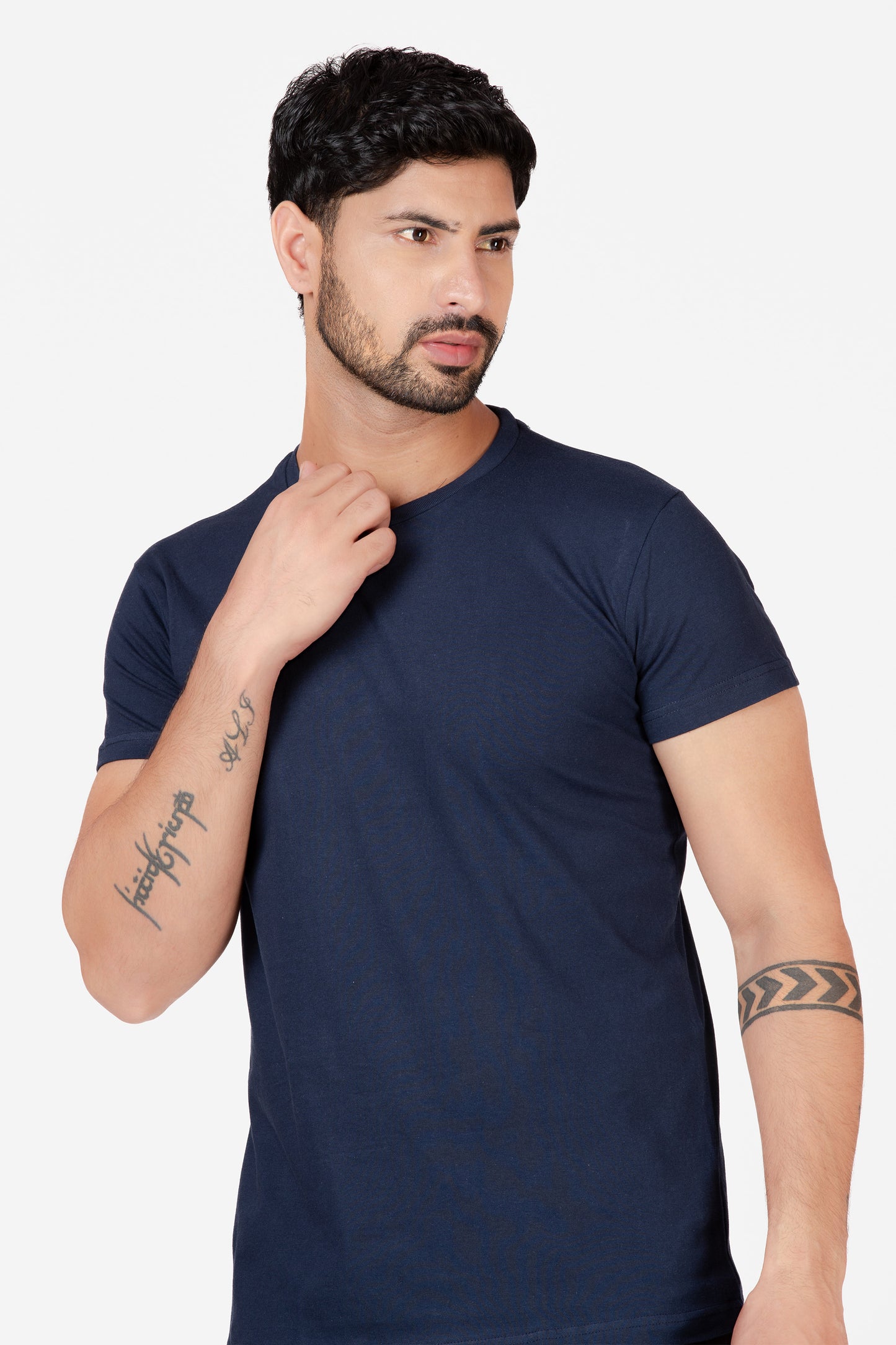 Organic Cotton Essential T-shirt - Navy - keos.life