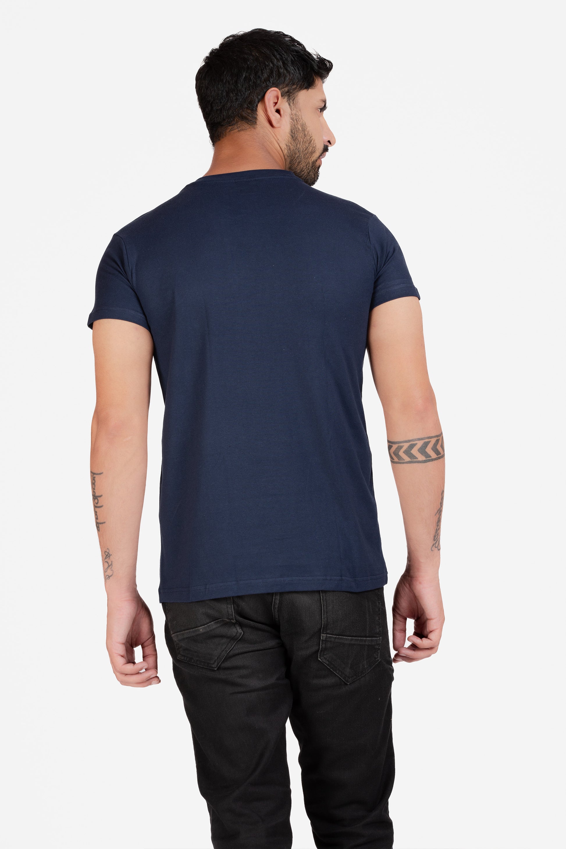 Organic Cotton Essential T-shirt - Navy - keos.life