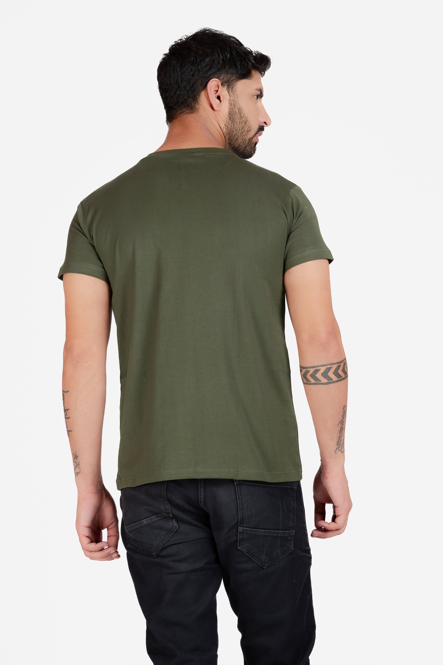 Organic Cotton Essential T-shirt - Olive - keos.life