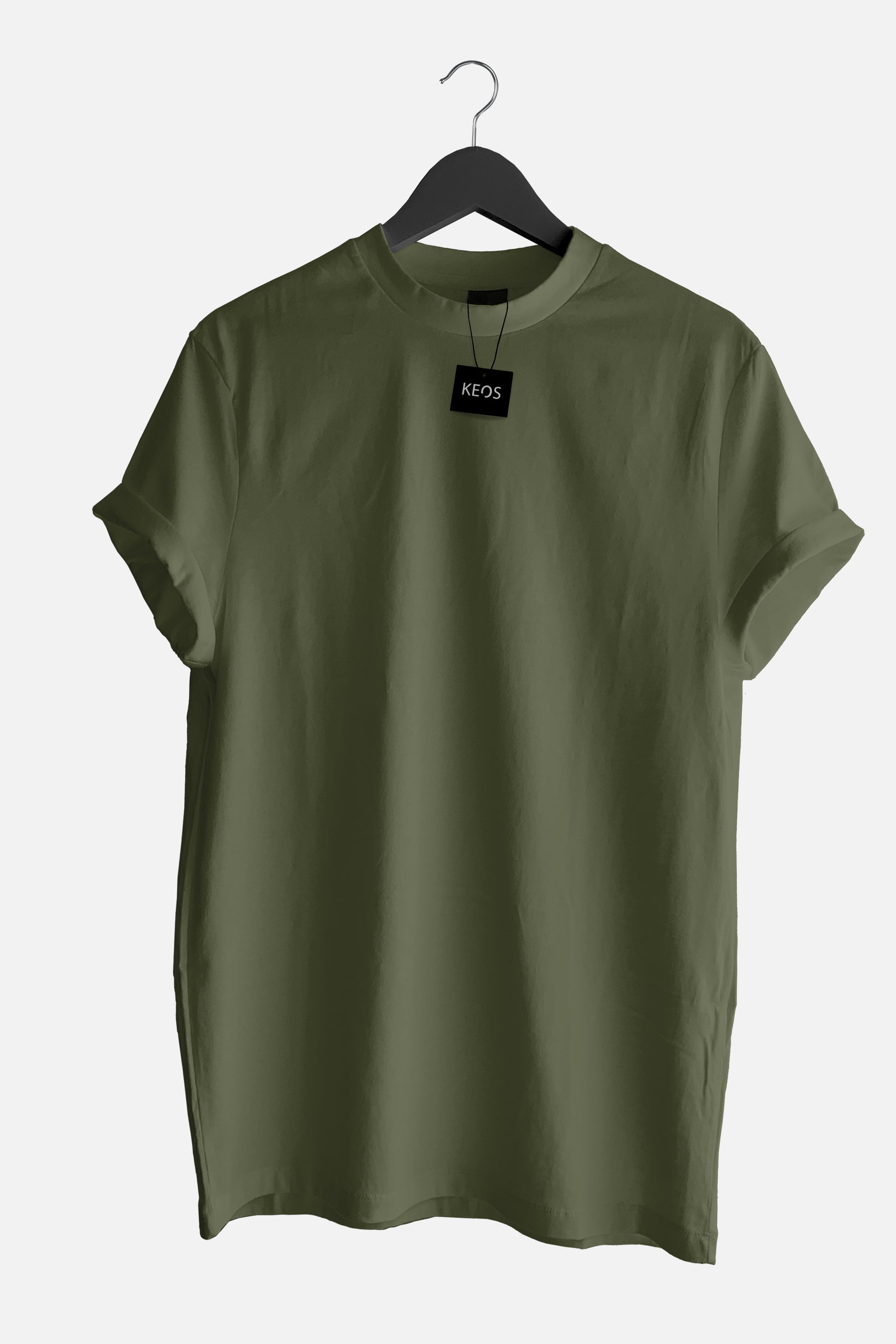 Organic Cotton Essential T-shirt - Olive - keos.life