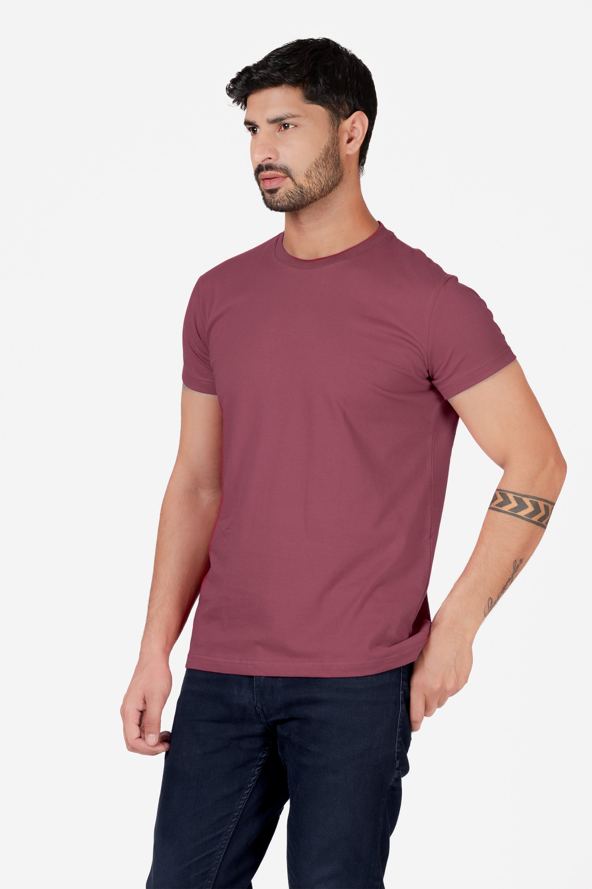 Organic Cotton Essential T-shirt - Deep Lilac - keos.life