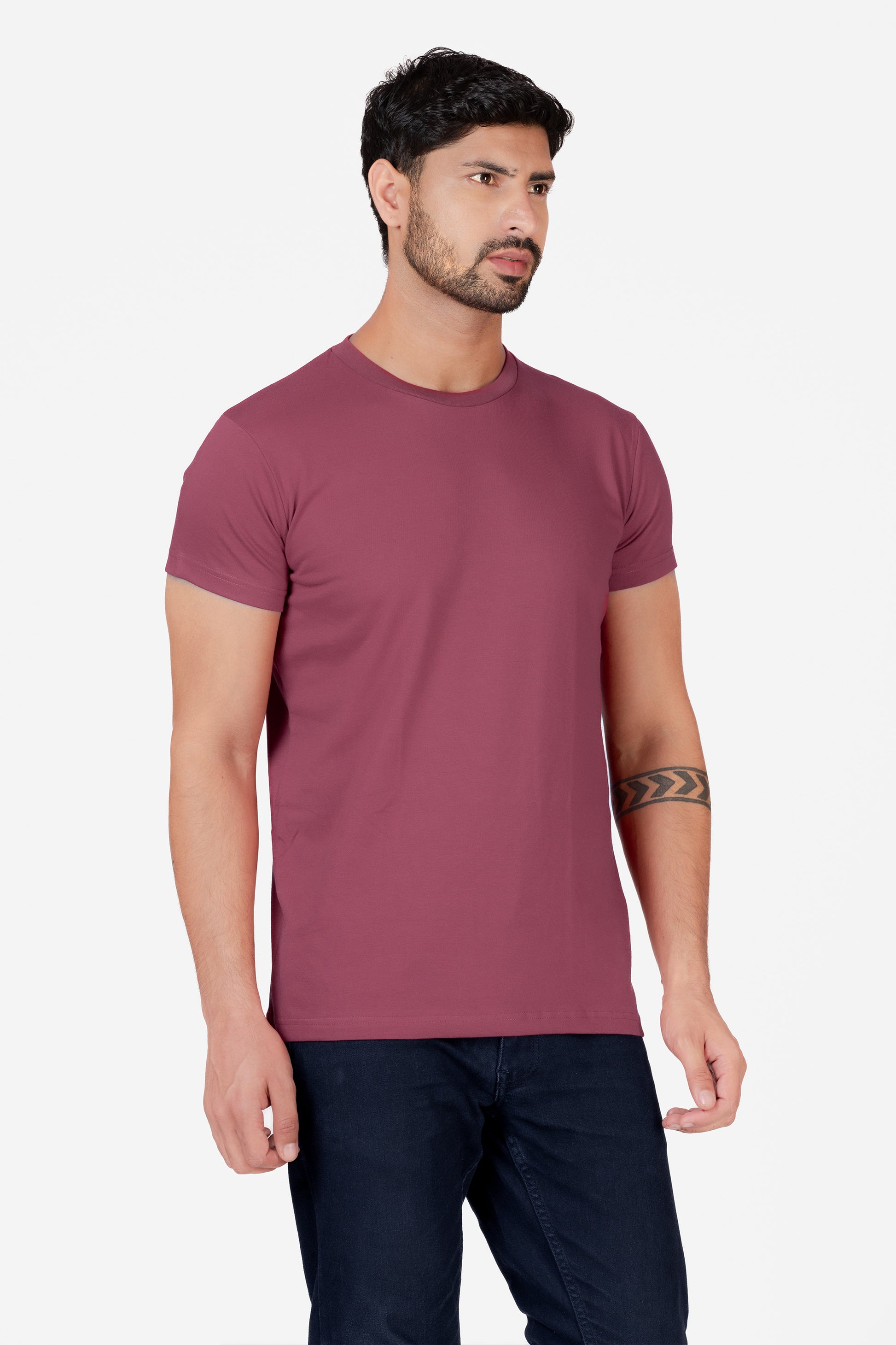 Organic Cotton Essential T-shirt - Deep Lilac - keos.life