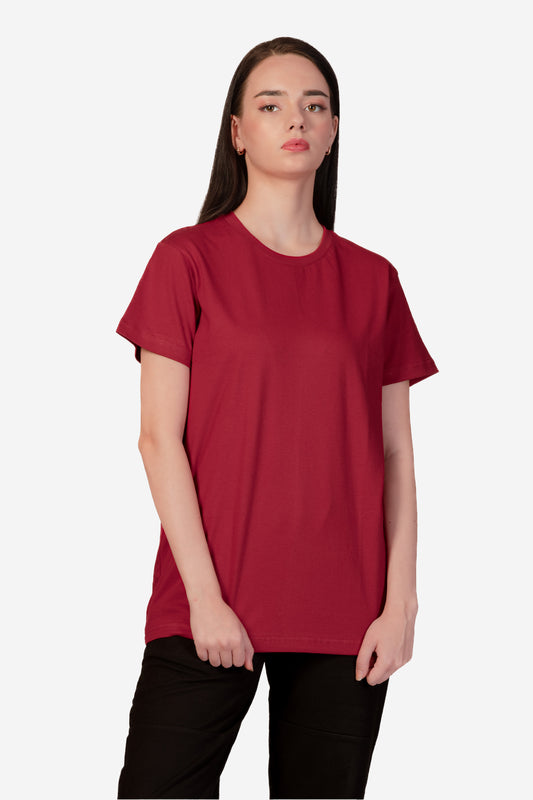 Organic Cotton Essential T-shirt - Berry - keos.life