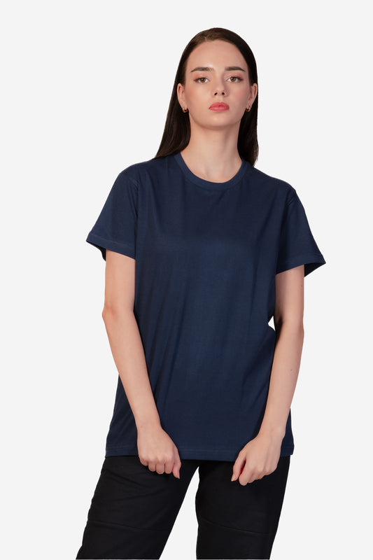 Organic Cotton Essential T-shirt - Navy - keos.life