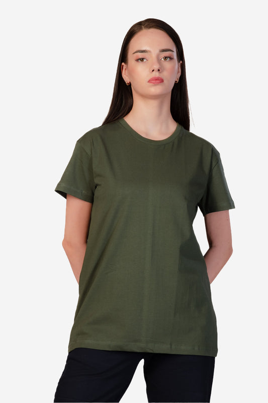 Organic Cotton Essential T-shirt - Olive - keos.life