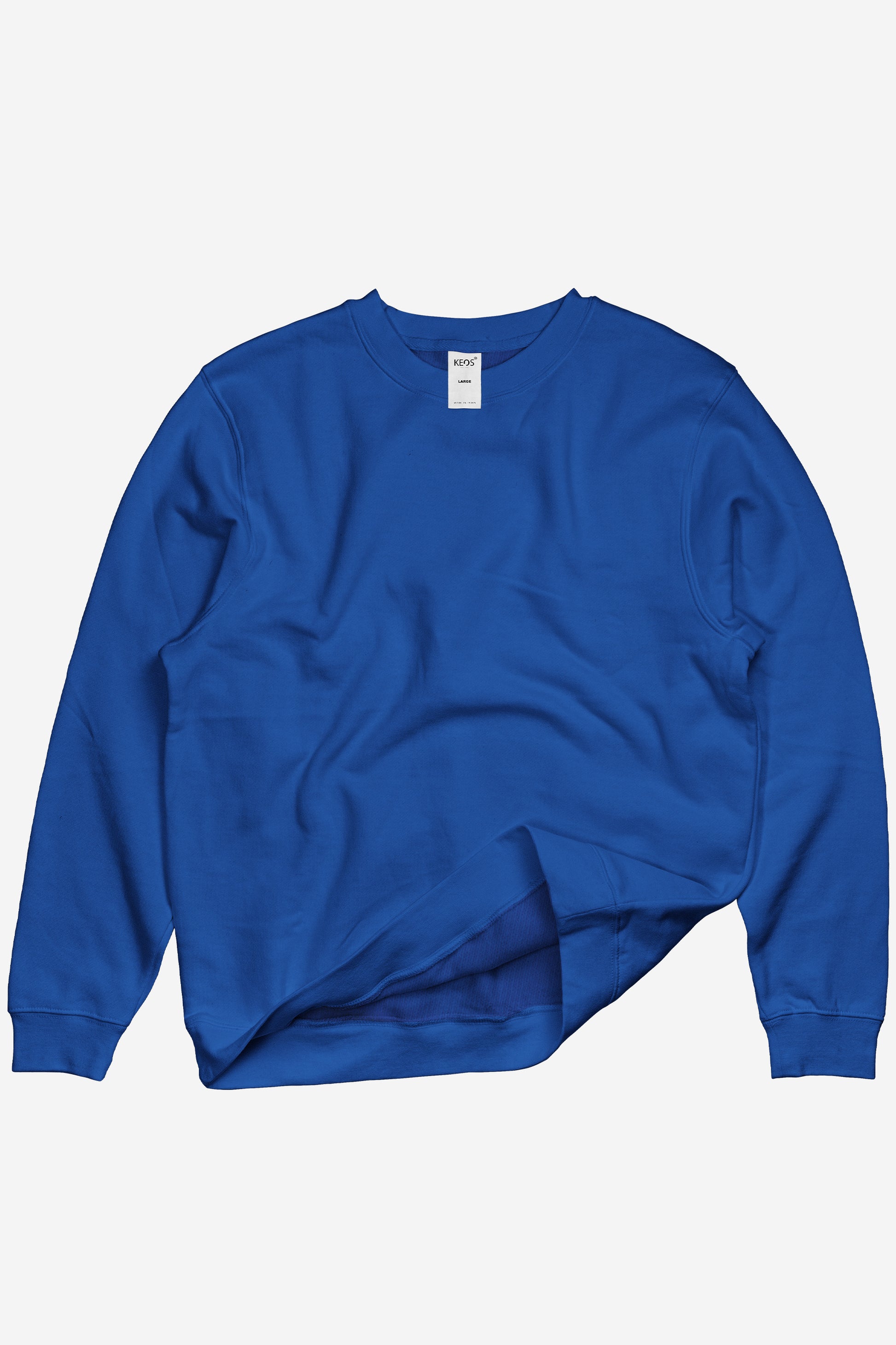 Essential Crewneck Sweatshirt - Navy Blue - keos.life