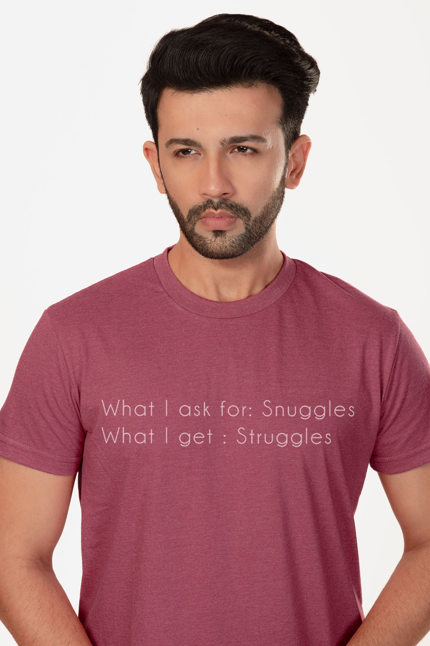 Struggles - Melange Cotton T-shirt - keos.life