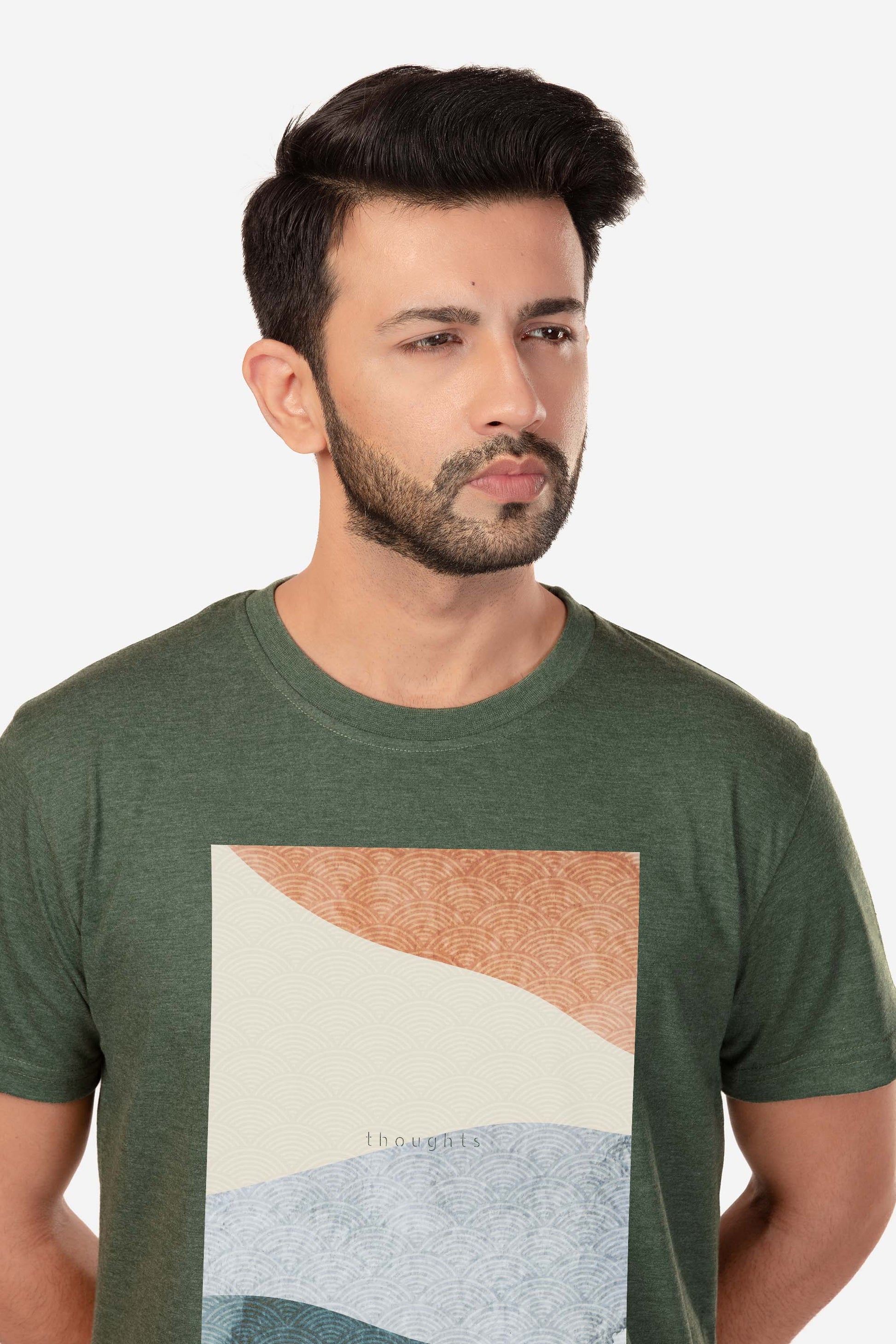 Thoughts - Melange Cotton T-shirt - keos.life