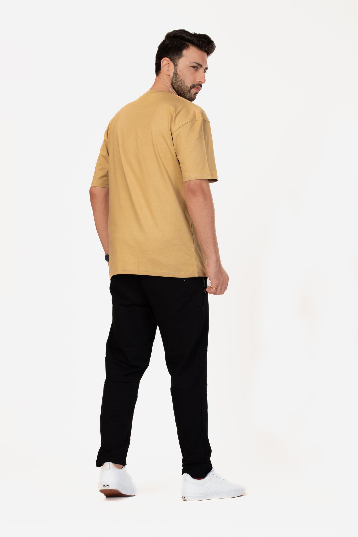 Urban Fit Oversize Essential T-shirt - Sand - keos.life