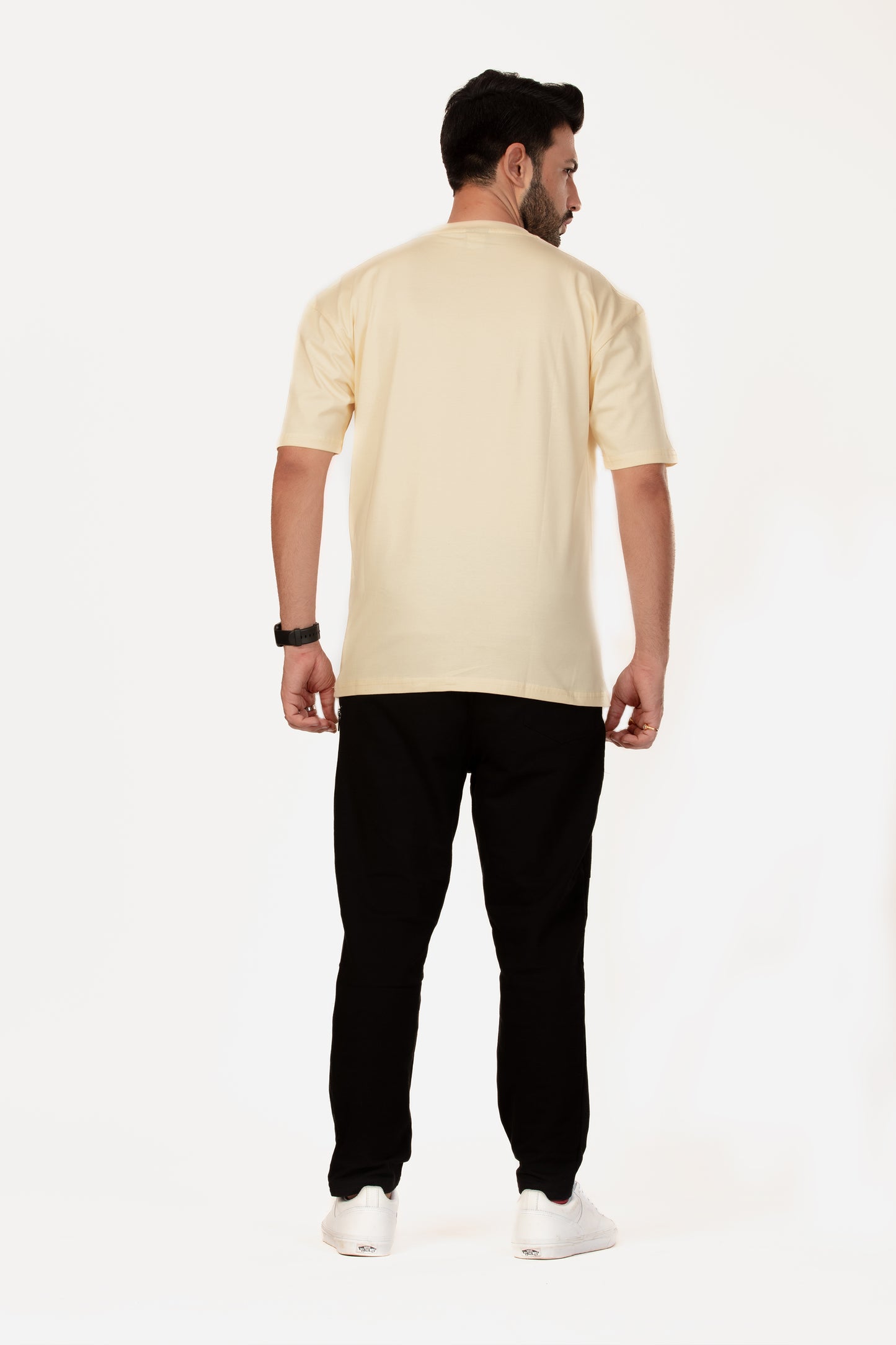 Urban Fit Oversized Essential T-shirt - Crème - keos.life