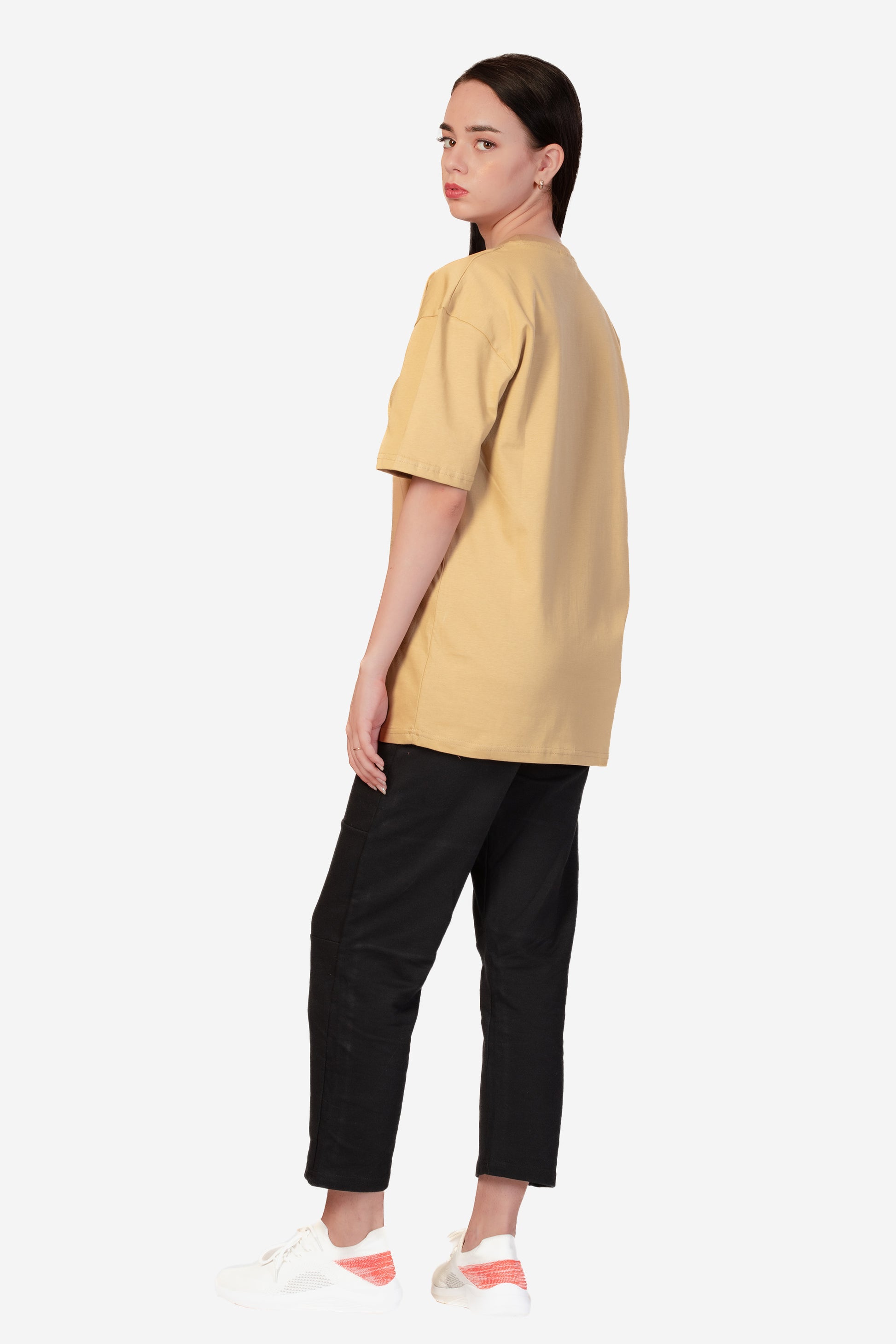 Urban Fit Oversize Essential T-shirt - Sand - keos.life