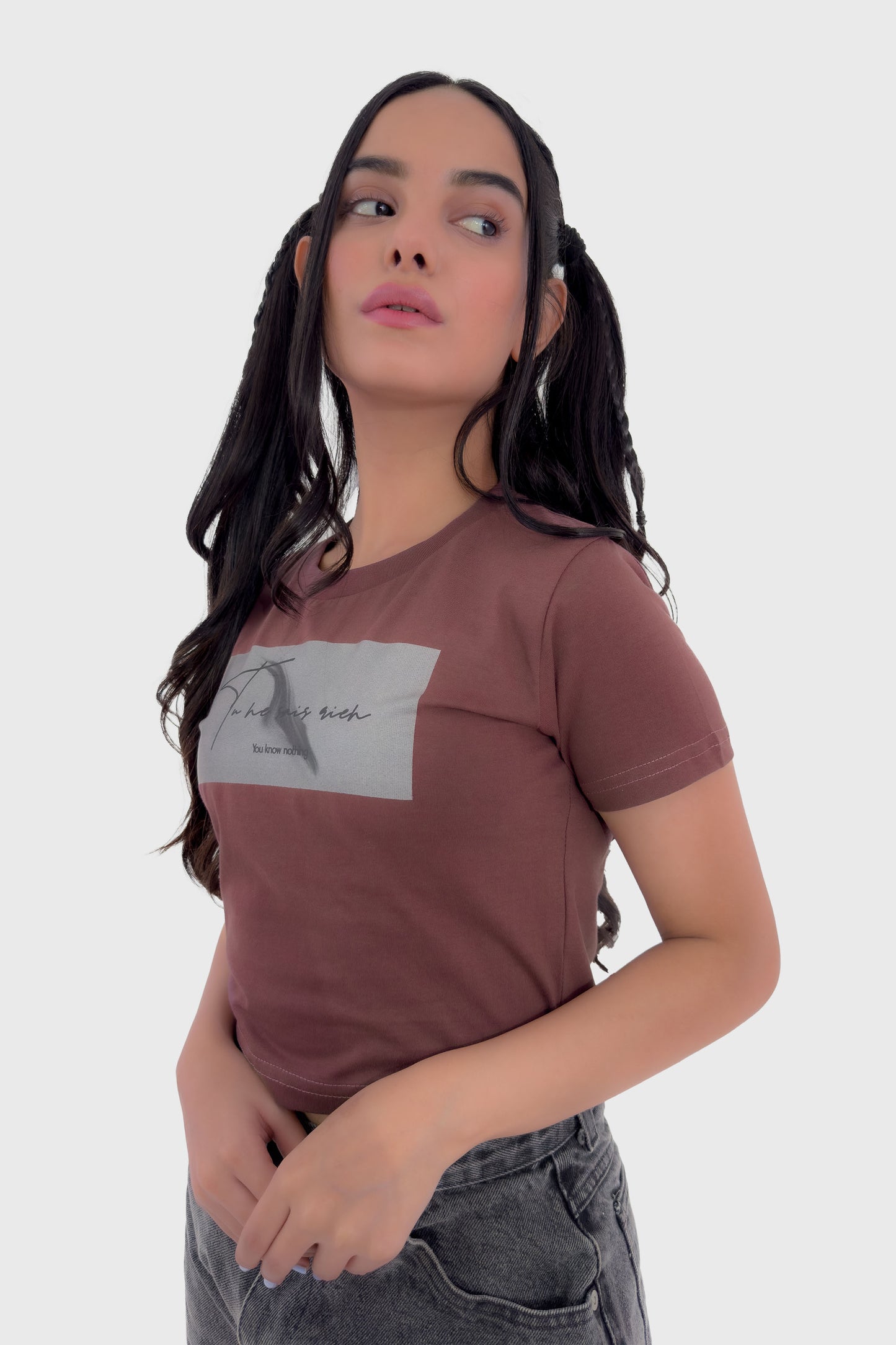 You Know Nothing Organic Cotton Crop Top - keos.life