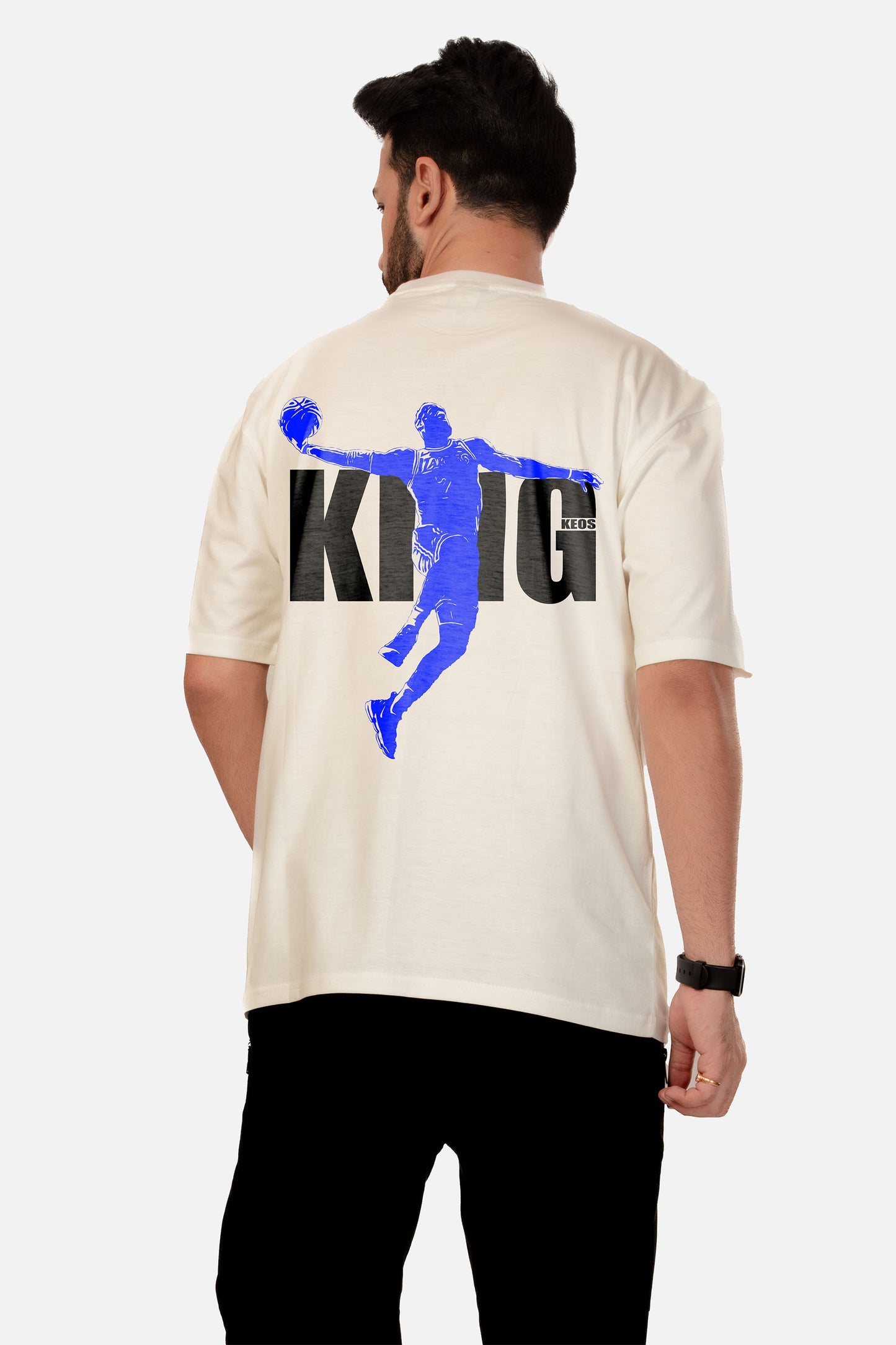 THE KING Urban Fit Oversize Graphic T-shirt