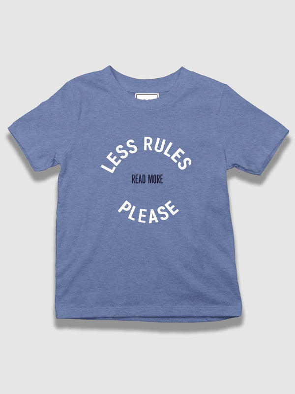 mini Less Rules Please Organic Cotton T-shirt - keos.life