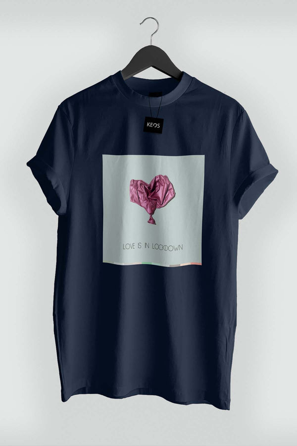 Love is in Lockdown Organic Cotton T-shirt - keos.life