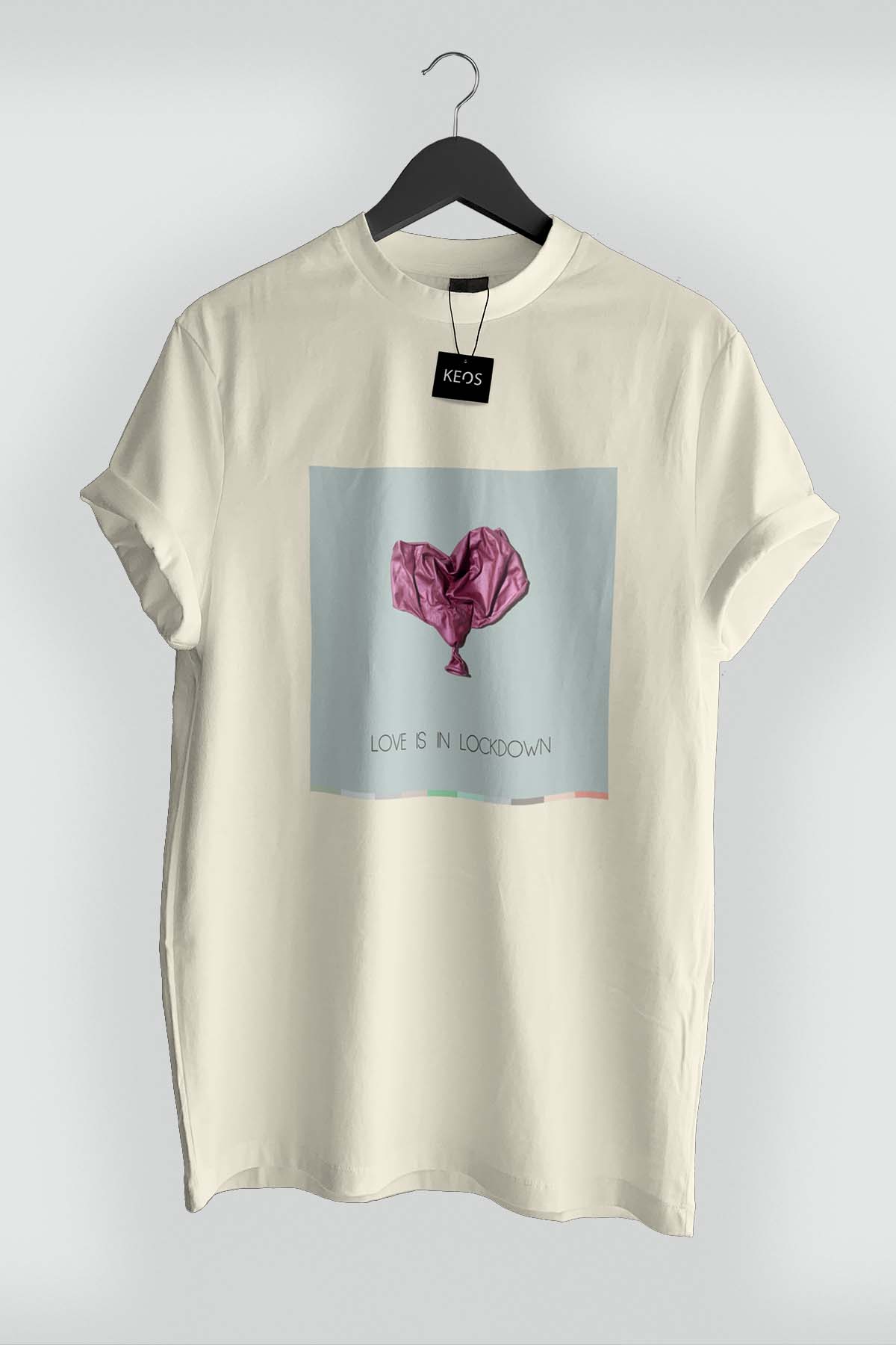 Love is in Lockdown Organic Cotton T-shirt - keos.life